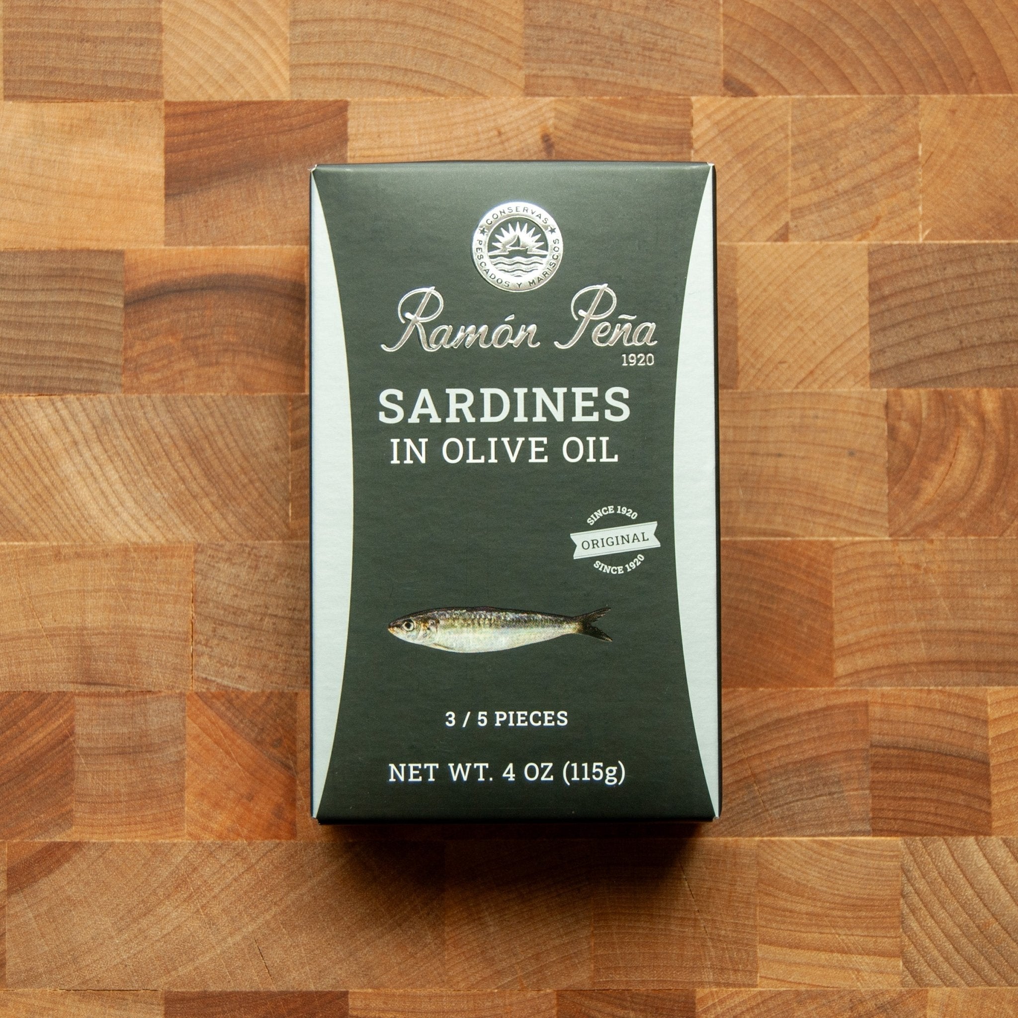 Ramon Peña - 3/5 Sardines in Olive Oil, Silver Line - FishNook Tinned Seafood Co.