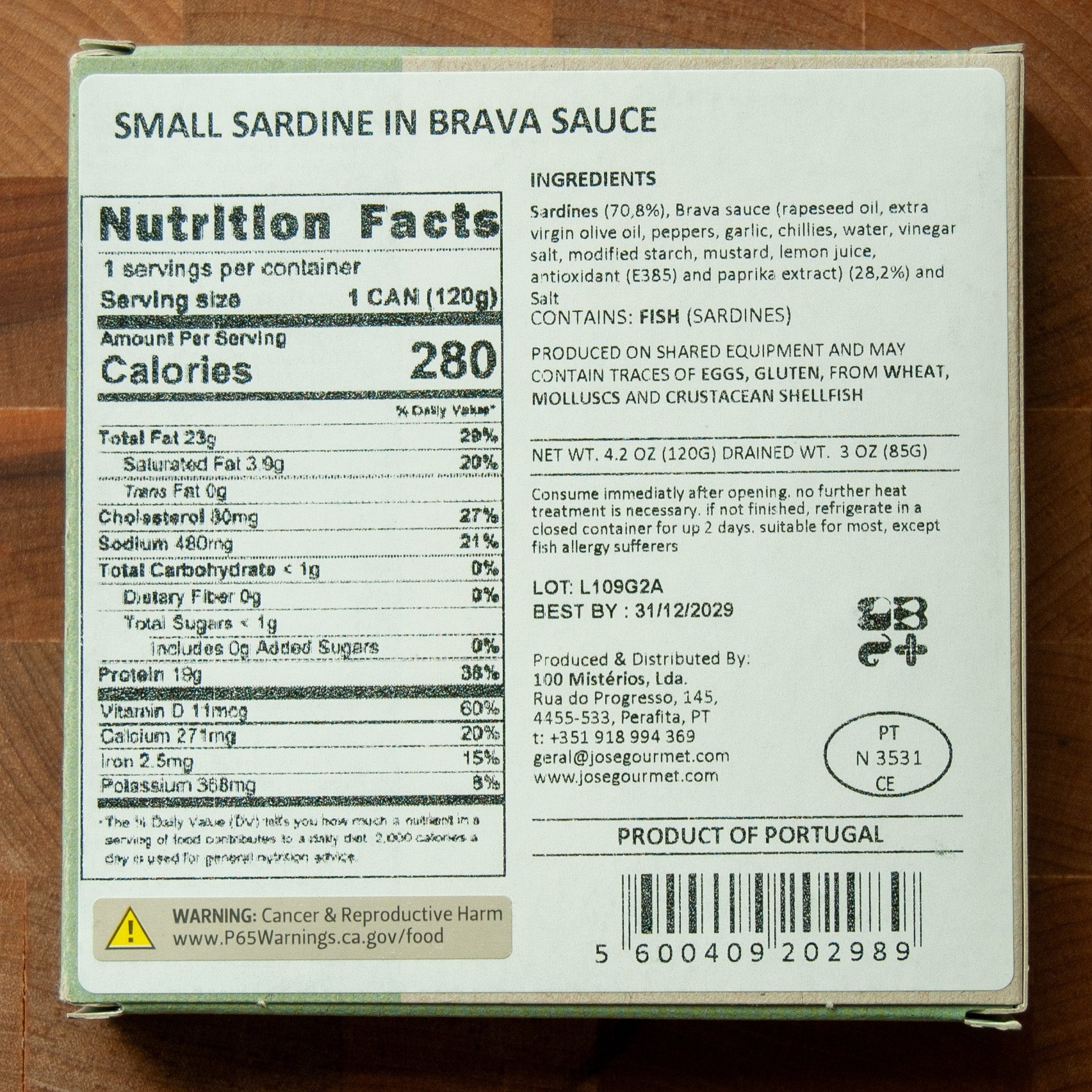 ABC+ Small Sardines in Brava Sauce - FishNook Tinned Seafood Co.