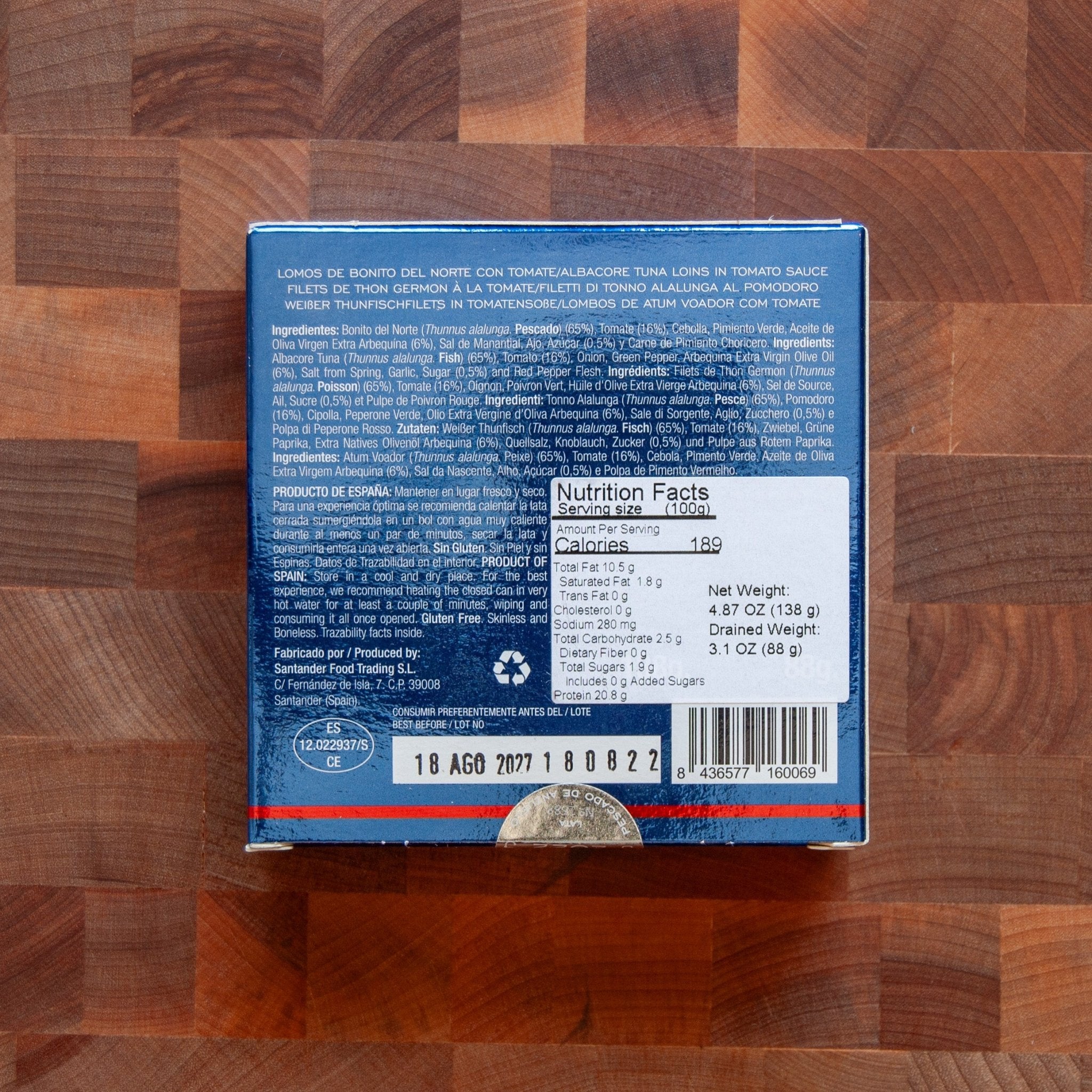 Alalunga - Bonito Del Norte in Abuela Huidobro's Tomato Sauce - FishNook Tinned Seafood Co.