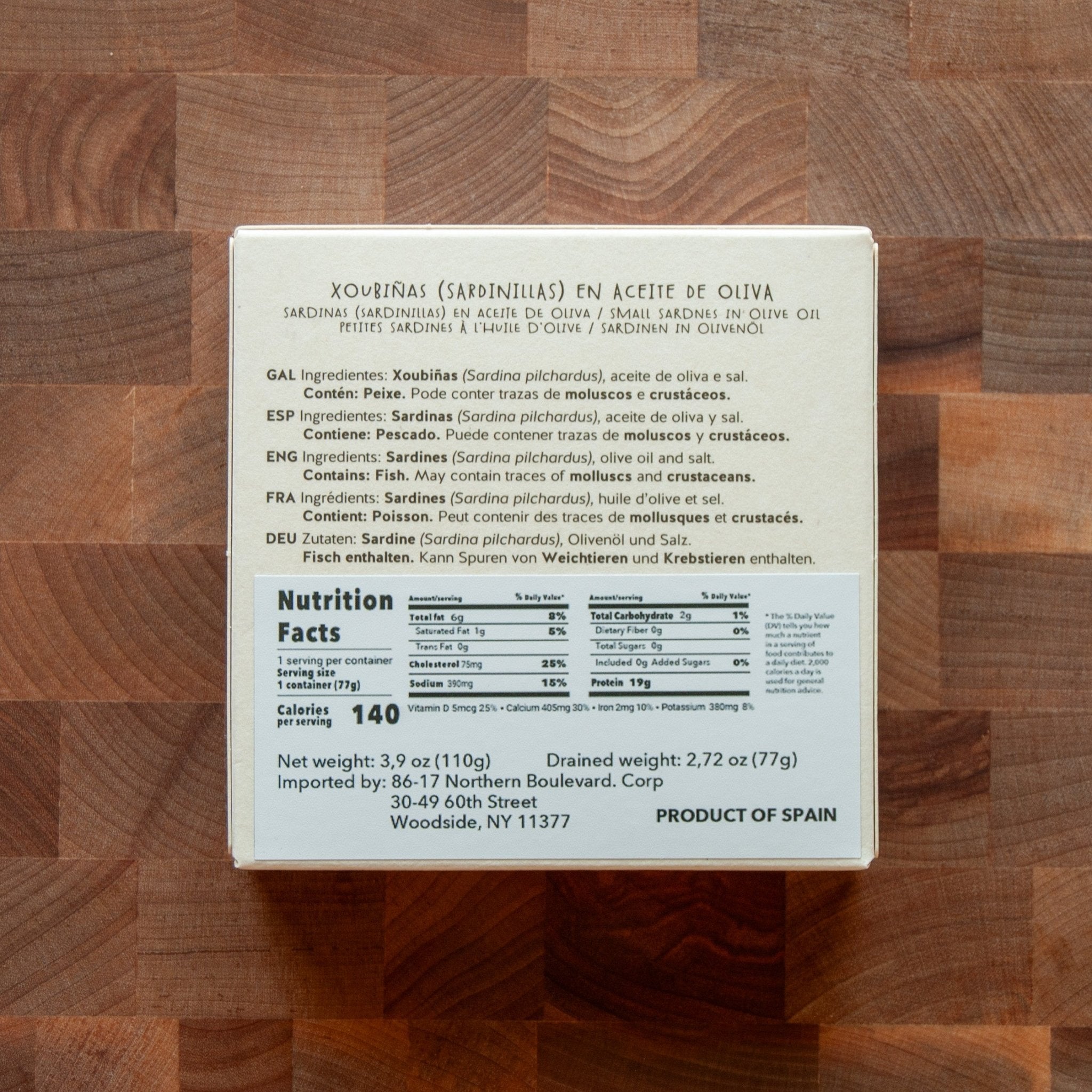Ar De Arte - Small Galician Sardines in Olive Oil - FishNook Tinned Seafood Co.