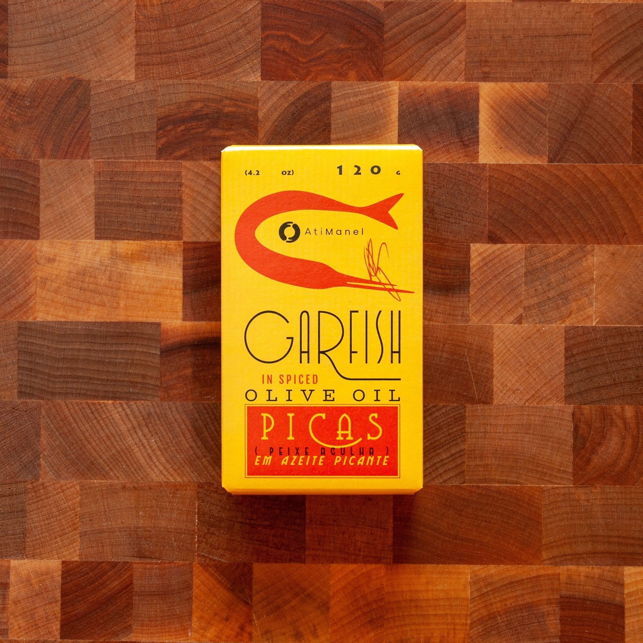 Ati Manel - Garfish in Spiced Olive Oil - FishNook Tinned Seafood Co.