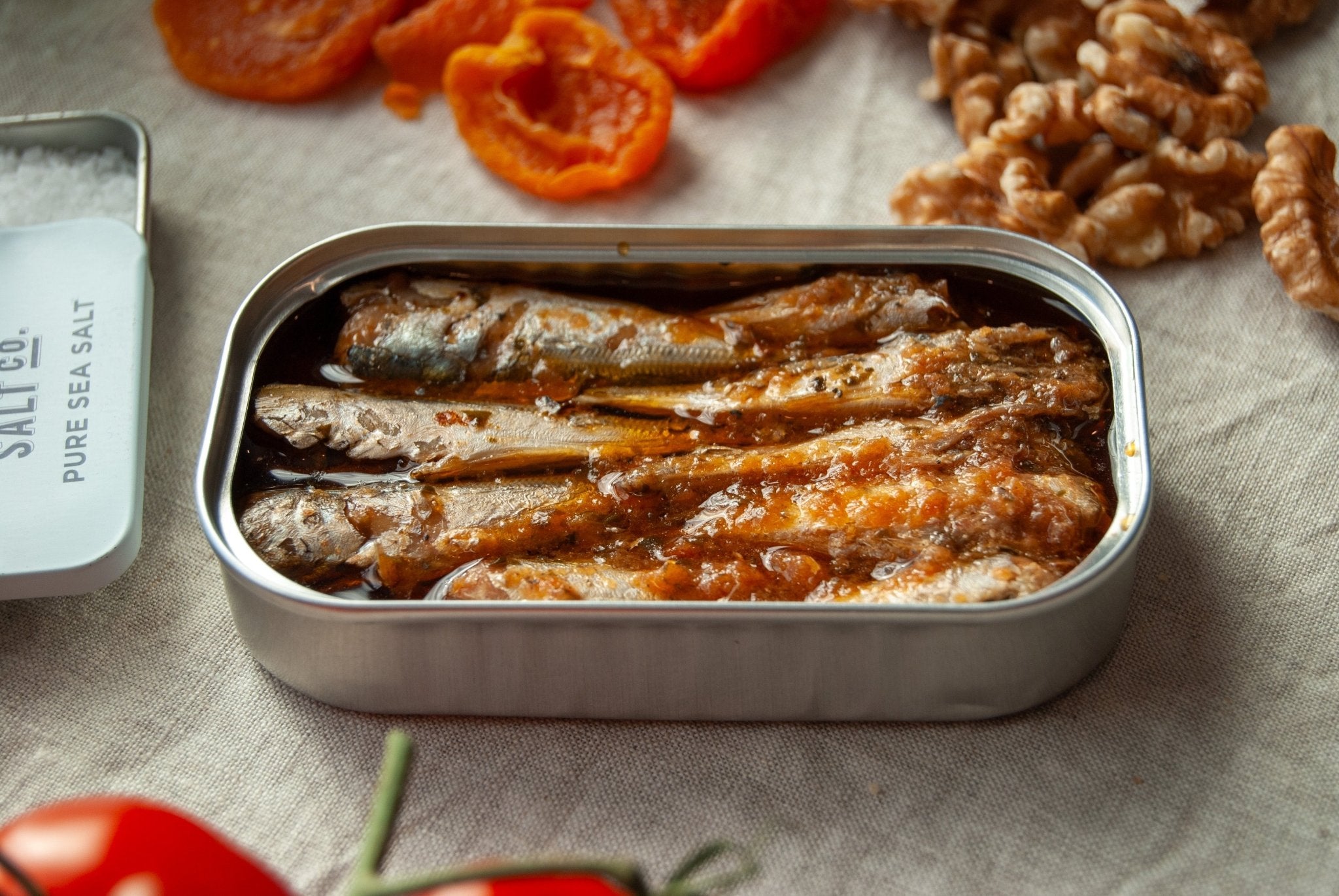 Ati Manel - Horse Mackerel in Olive Oil & Basil - FishNook Tinned Seafood Co.