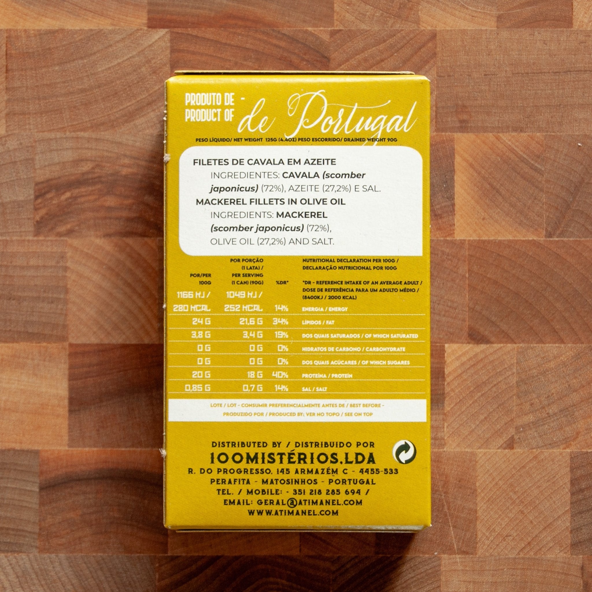 Ati Manel - Mackerel Fillets in Olive Oil - FishNook Tinned Seafood Co.
