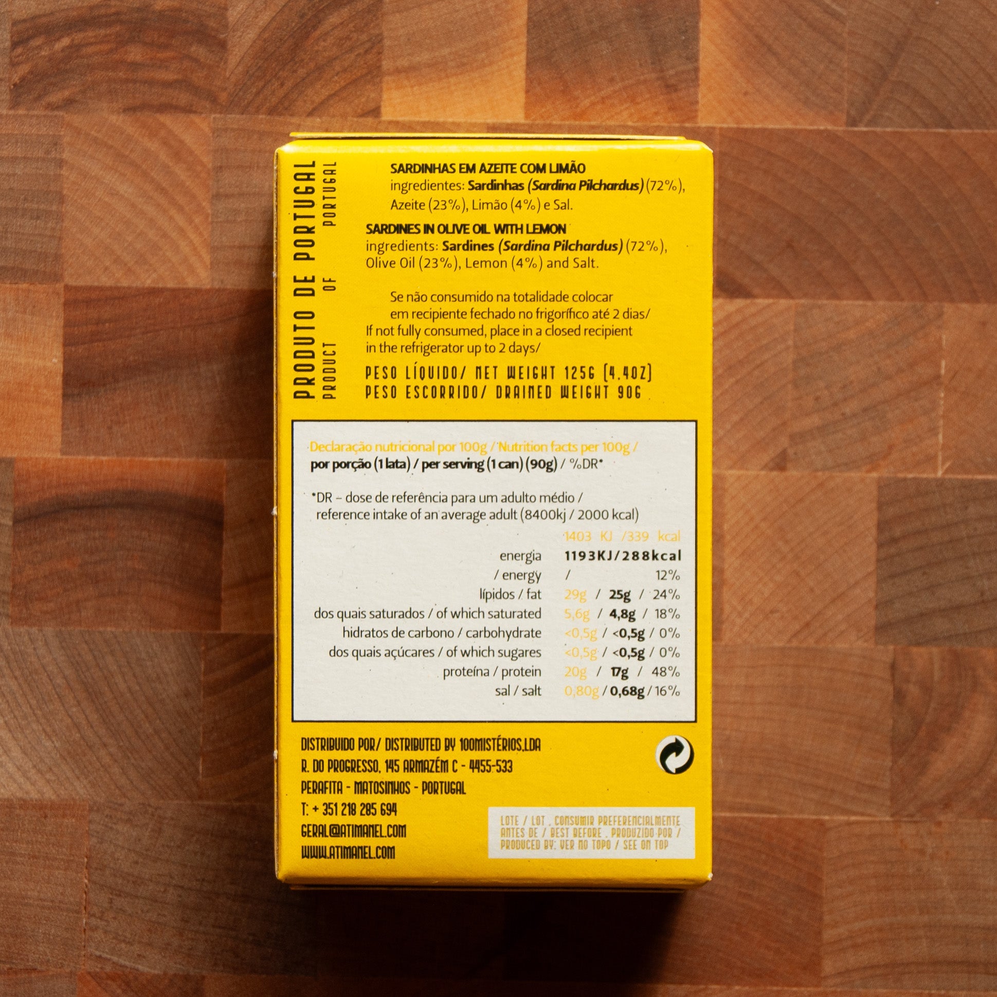 Ati Manel - Sardines in Olive Oil & Lemon - FishNook Tinned Seafood Co.