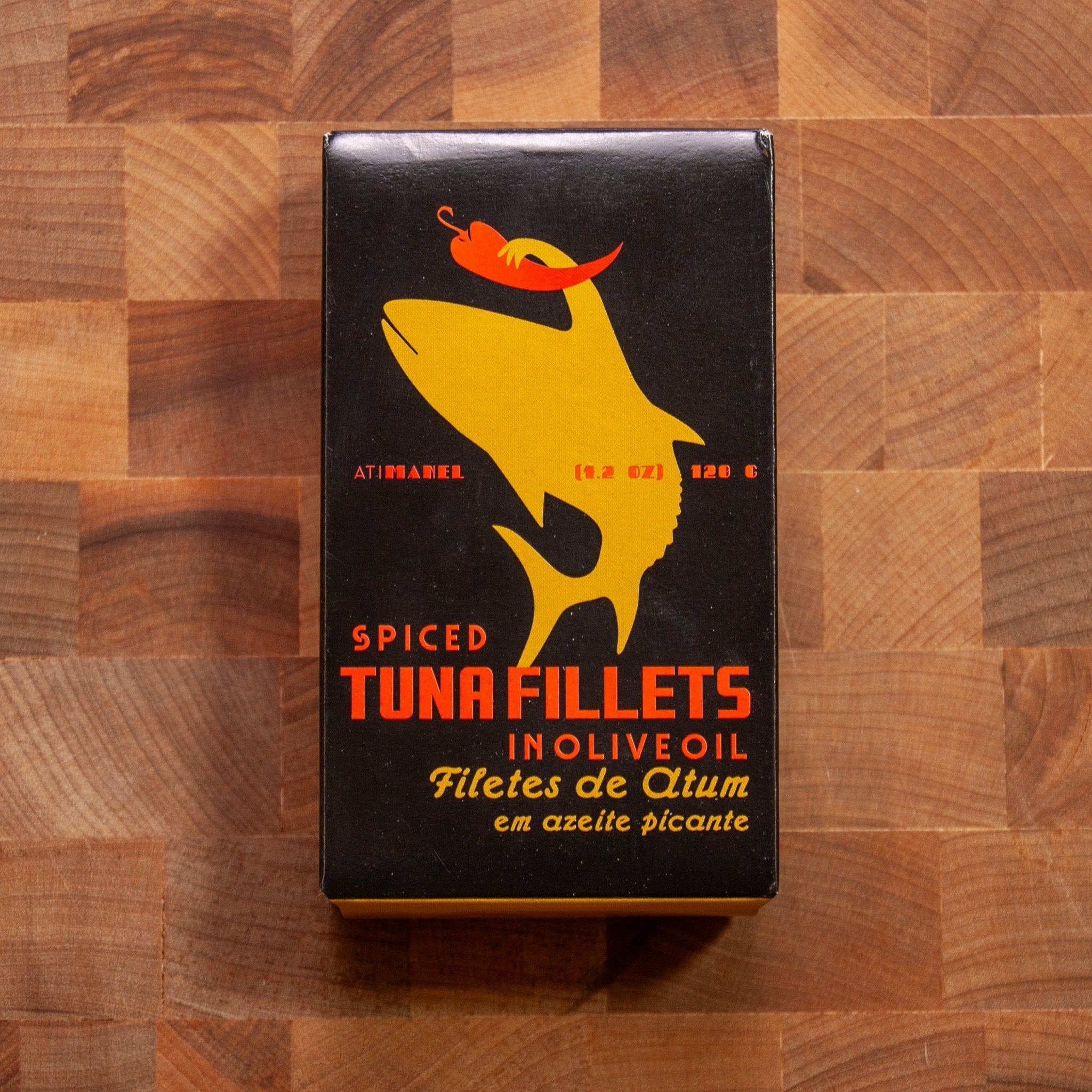 Ati Manel - Spiced Tuna Fillets in Olive Oil - FishNook Tinned Seafood Co.