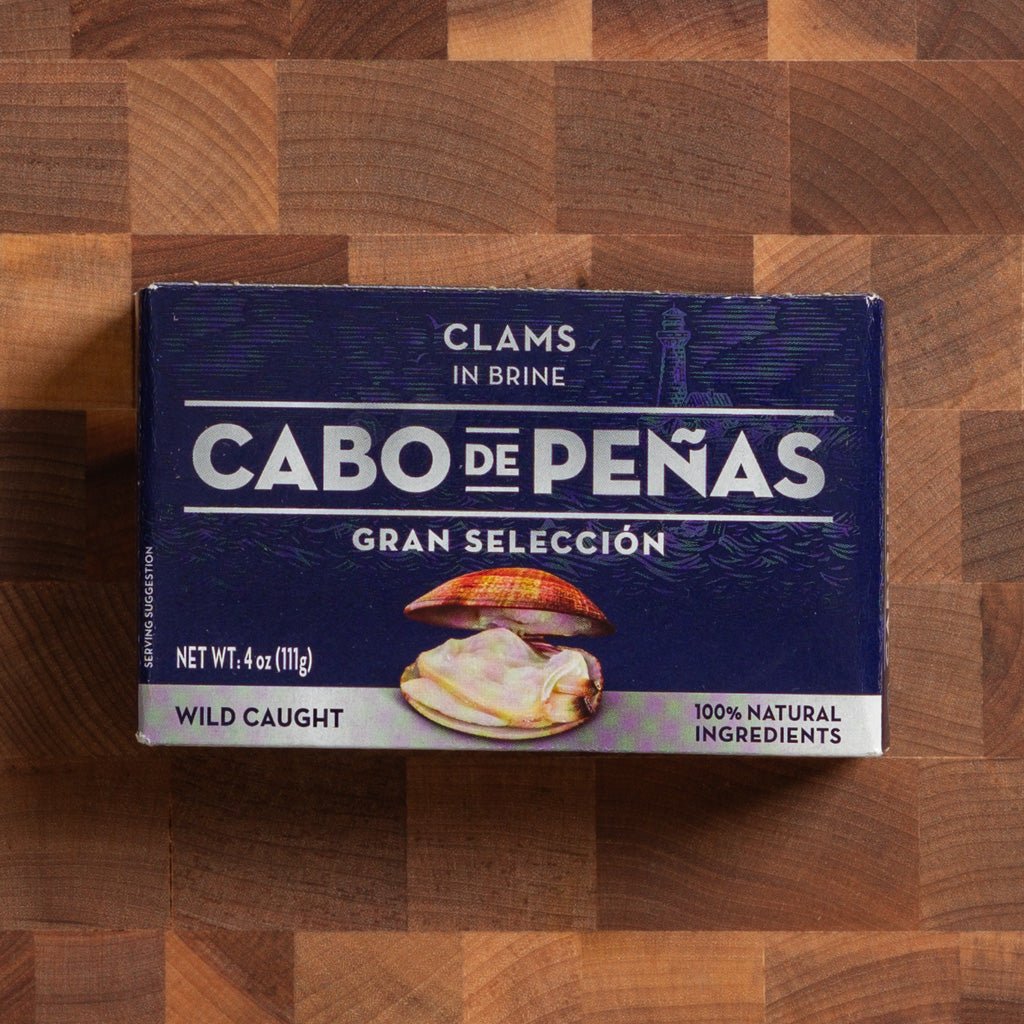 Cabo de Peñas - Clams in Brine, Gran Selección - FishNook Tinned Seafood Co.