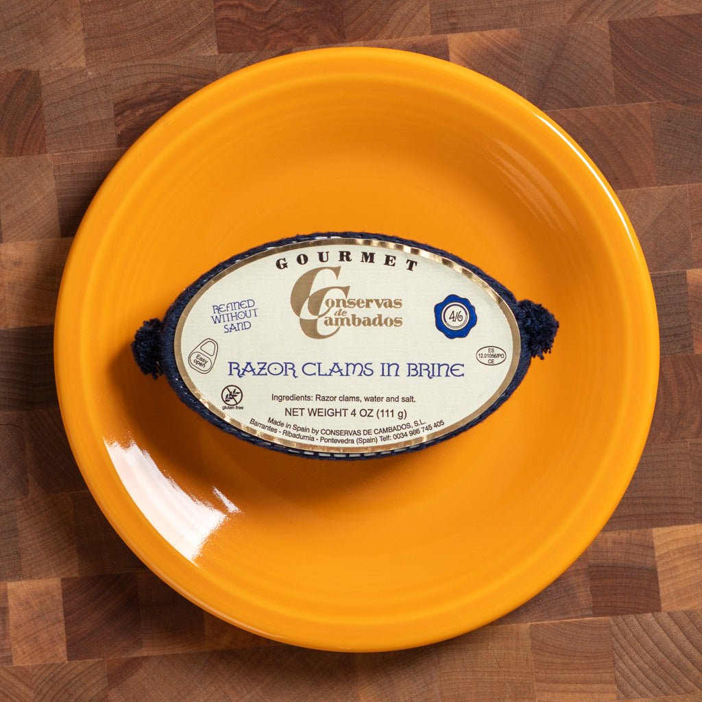 Conservas de Cambados - Galician Razor Clams in Brine - FishNook Tinned Seafood Co.