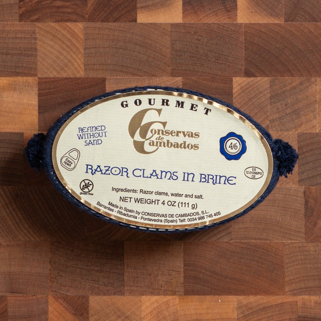 Conservas de Cambados - Galician Razor Clams in Brine - FishNook Tinned Seafood Co.