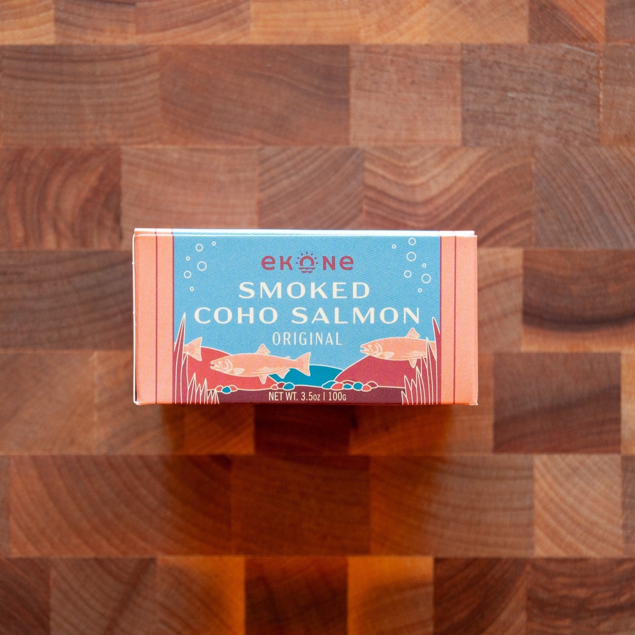 Ekone - Pacific Northwest Smoked Coho Salmon - FishNook Tinned Seafood Co.
