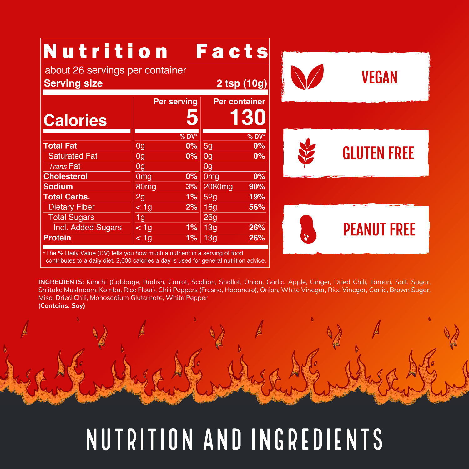 Harmacy Hot Sauce Co. - Chi - Chee - Kimchi Hot Sauce (9oz) - FishNook Tinned Seafood Co.