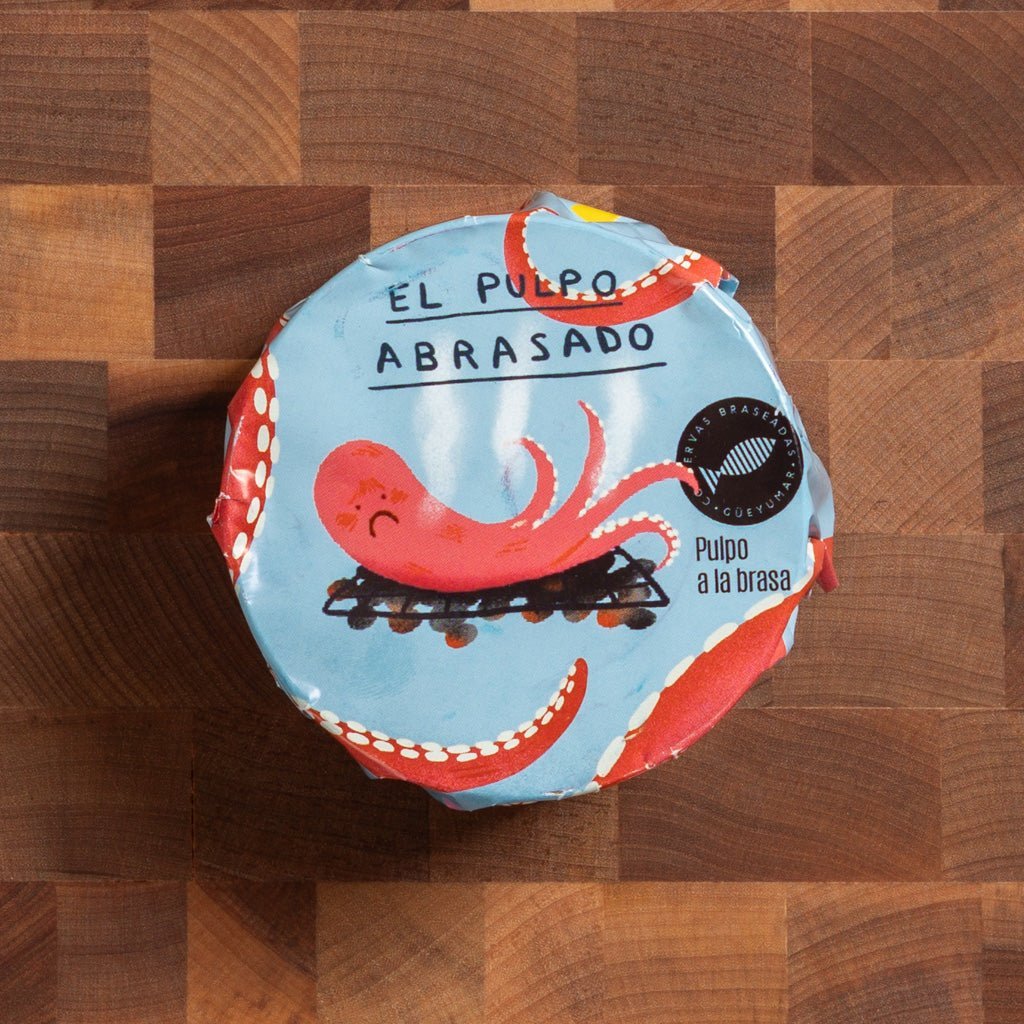 Gueyu Mar - Chargrilled Octopus in EVOO - FishNook Tinned Seafood Co.