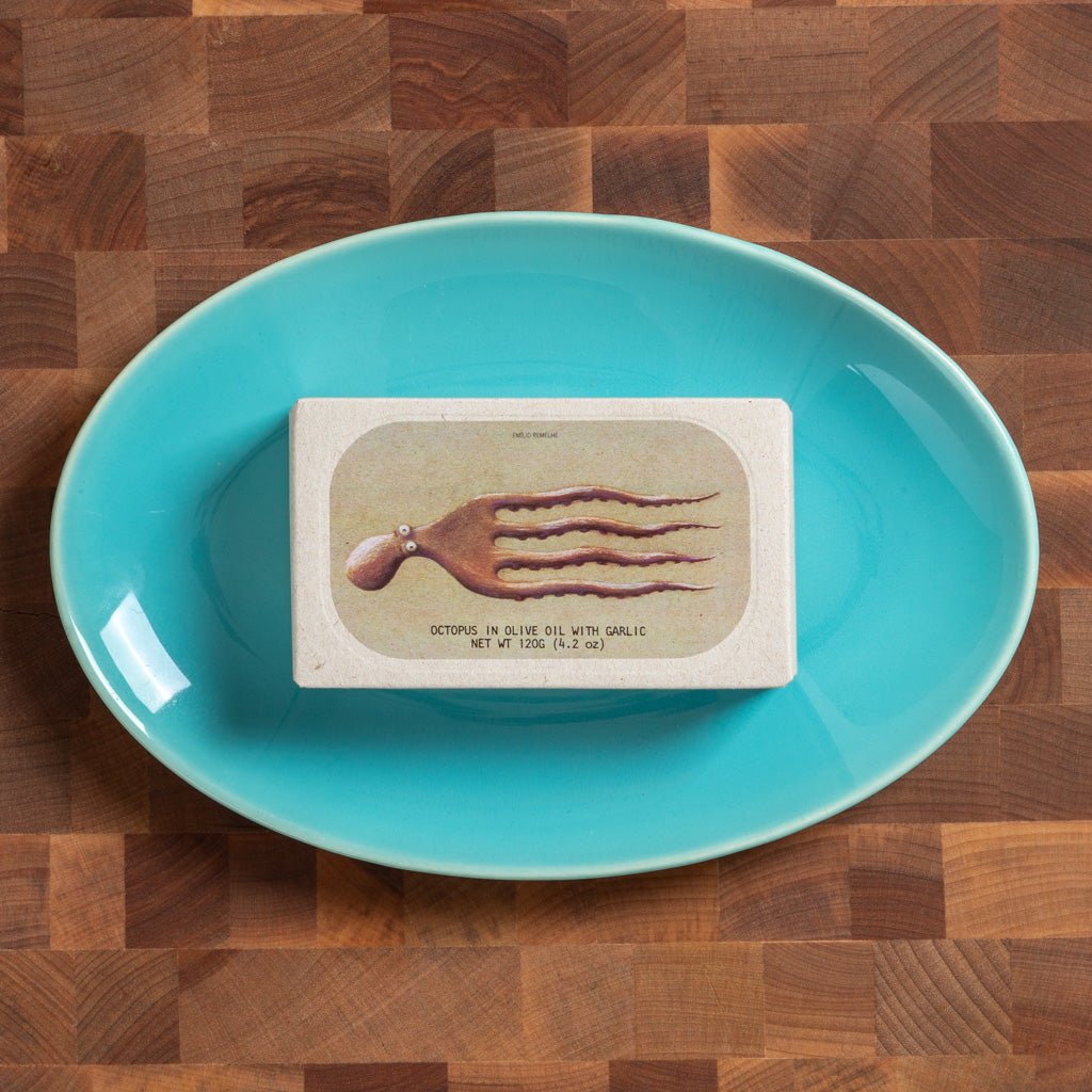 Jose Gourmet - Octopus in Olive Oil w/ Garlic - FishNook Tinned Seafood Co.