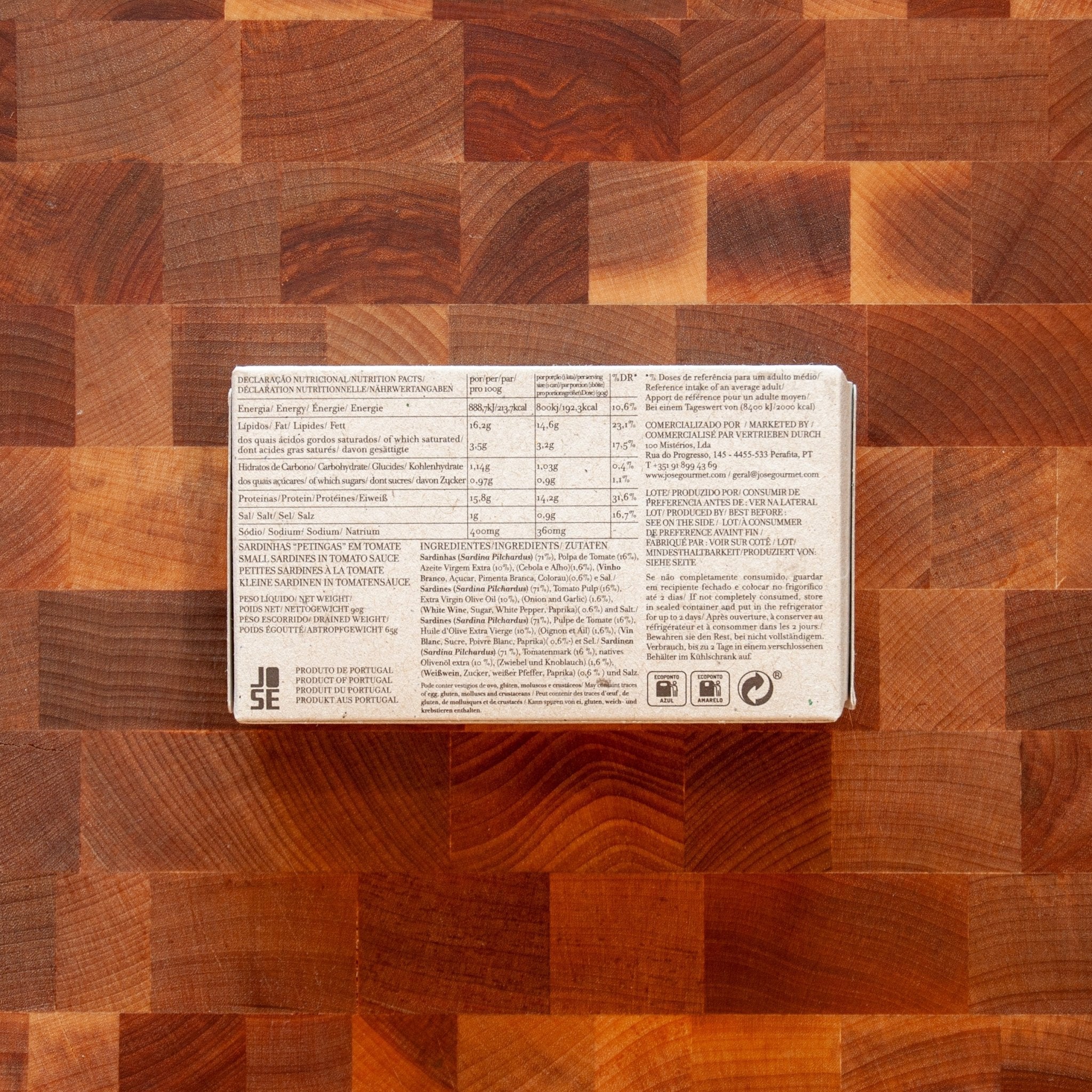 Jose Gourmet - Small Sardines in Tomato Sauce - FishNook Tinned Seafood Co.