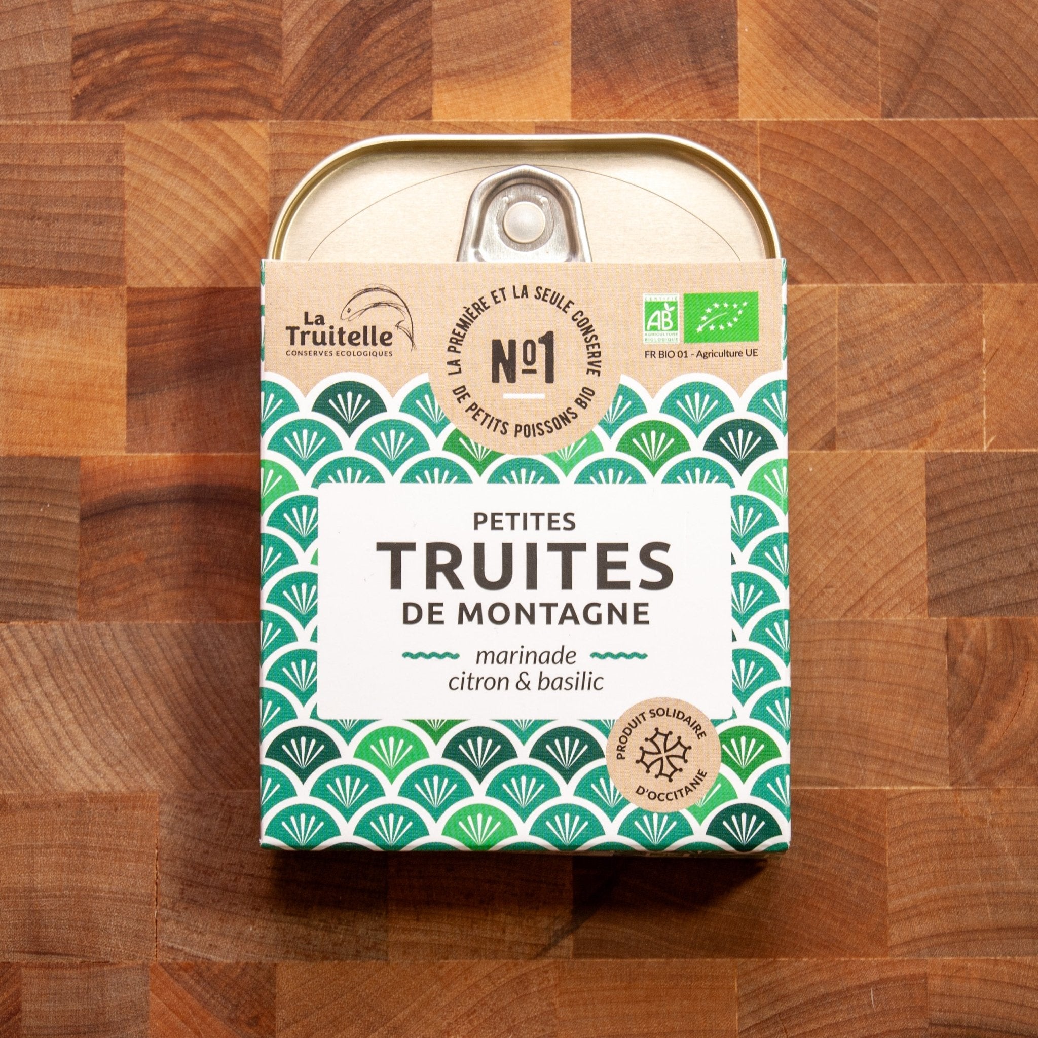 La Truitelle - Mountain Troutlings w/ Lemon & Basil (Oil Free) - FishNook Tinned Seafood Co.