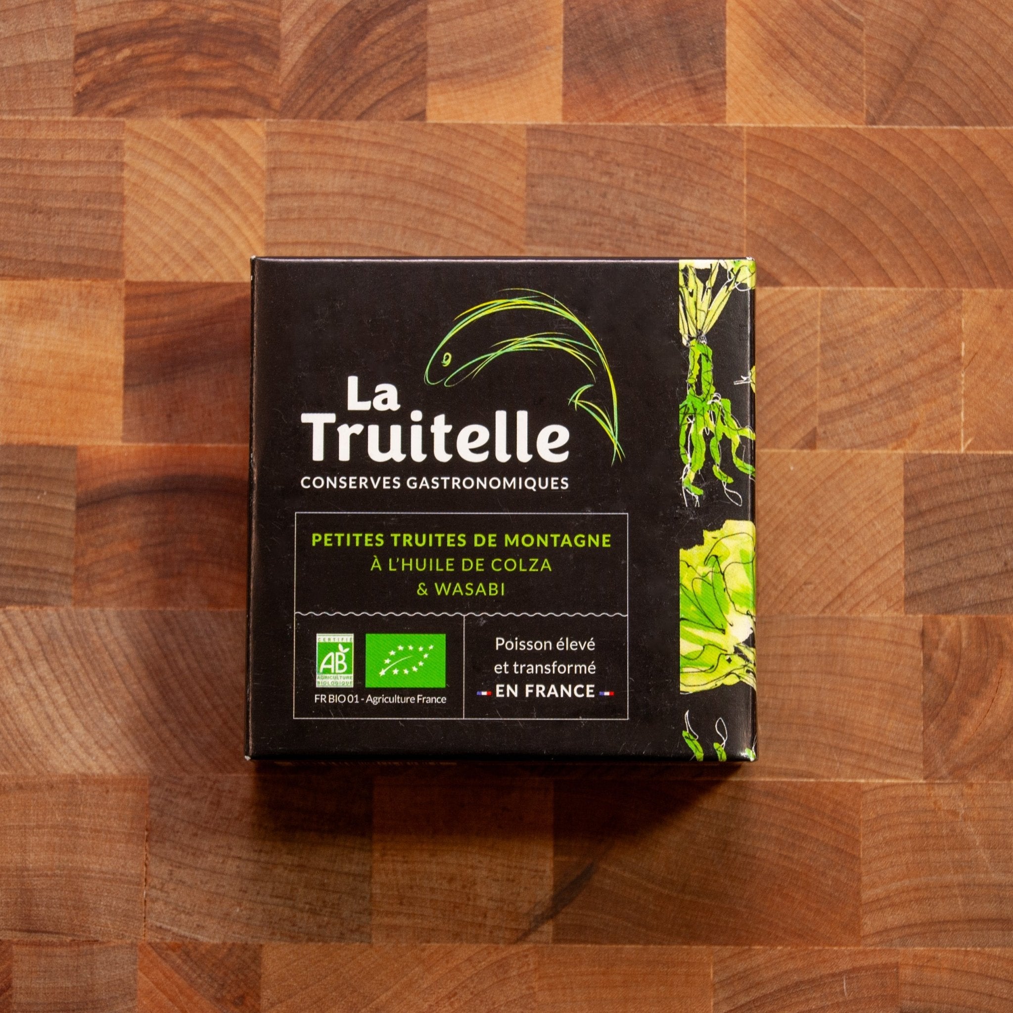 La Truitelle - Mountain Troutlings w/ Wasabi - FishNook Tinned Seafood Co.