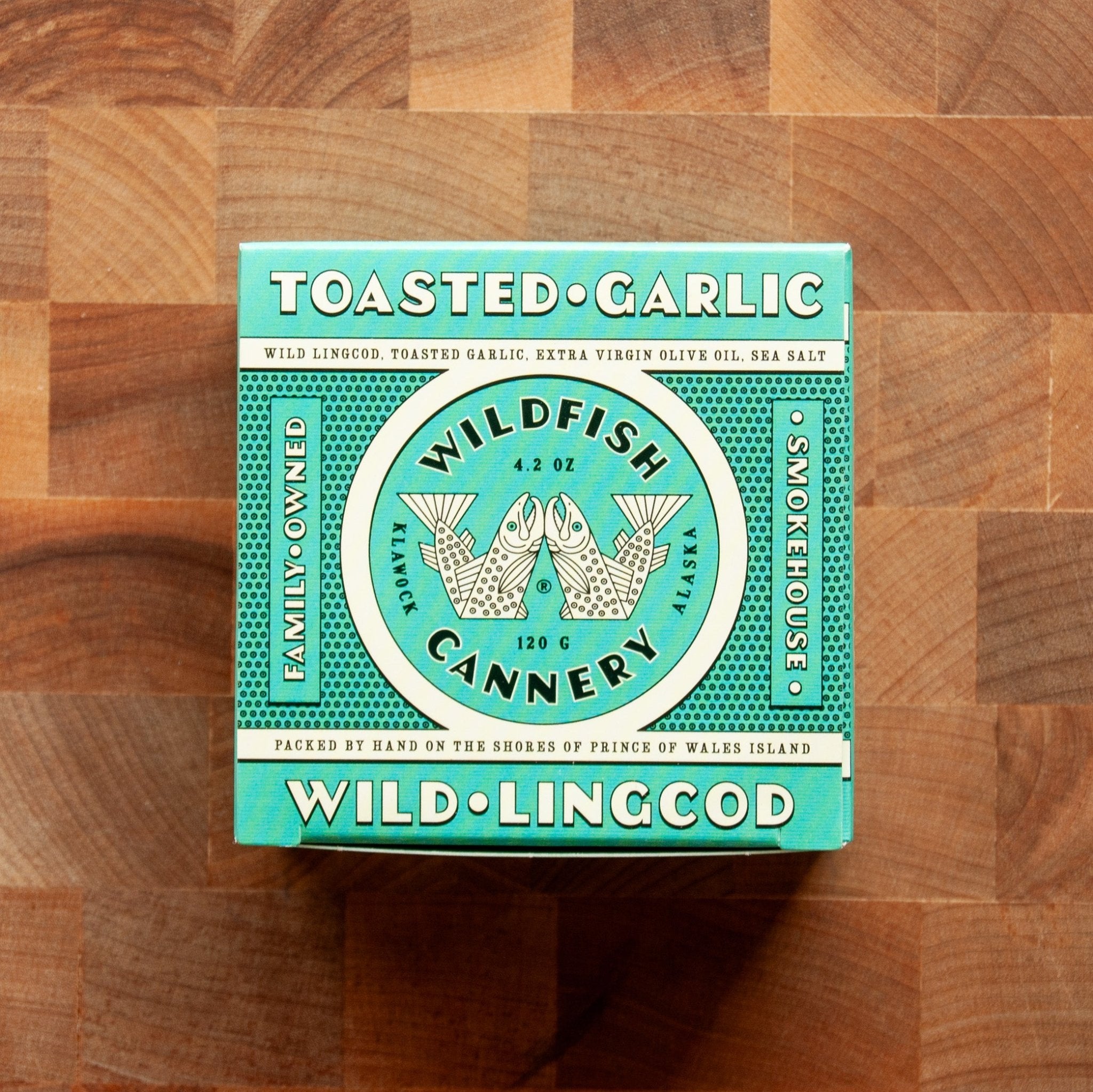 Wildfish Cannery - Lingcod w/ Toasted Garlic & Olive Oil - FishNook Tinned Seafood Co.