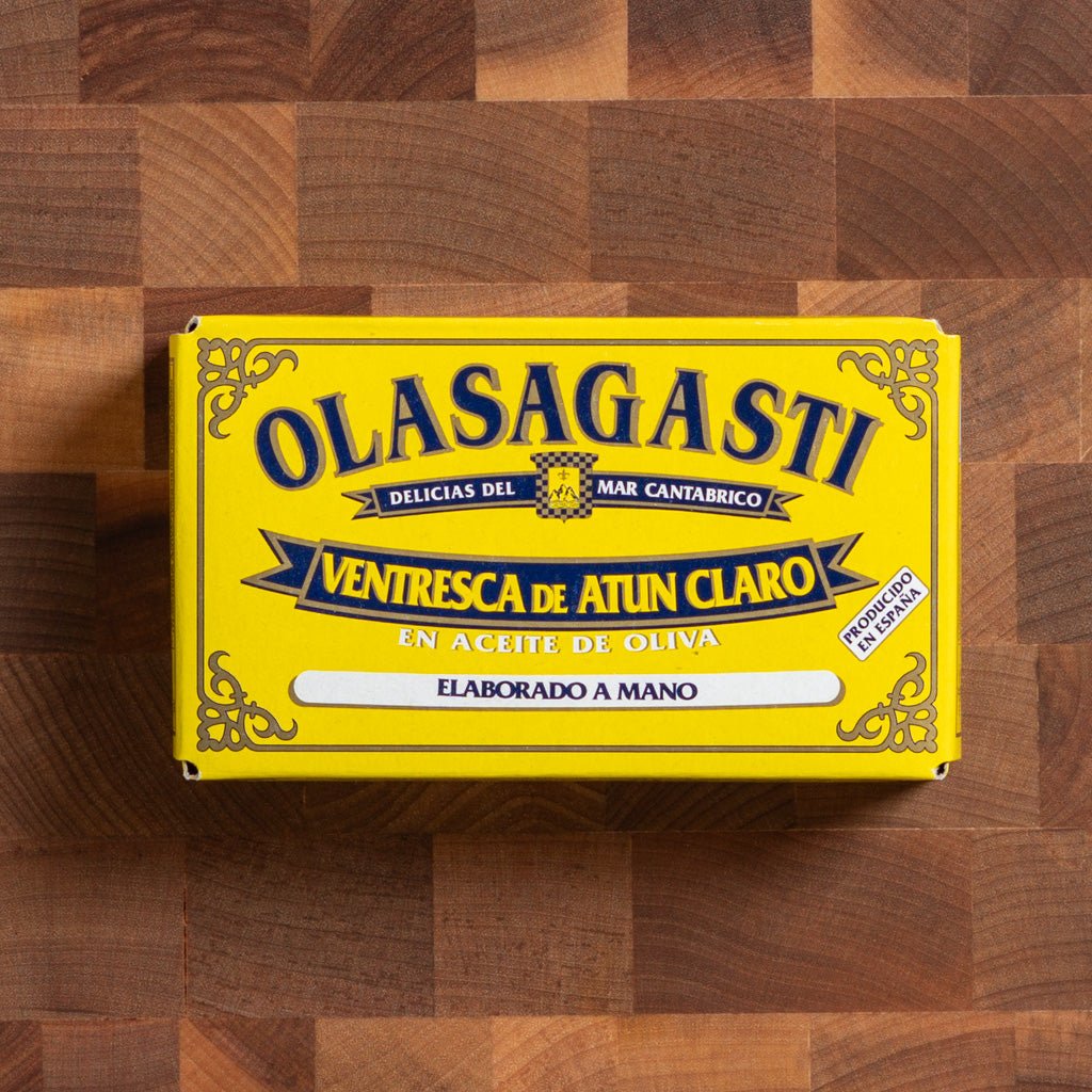 Olasagasti - Yellowfin "Ventresca" Tuna Belly in EVOO - FishNook Tinned Seafood Co.