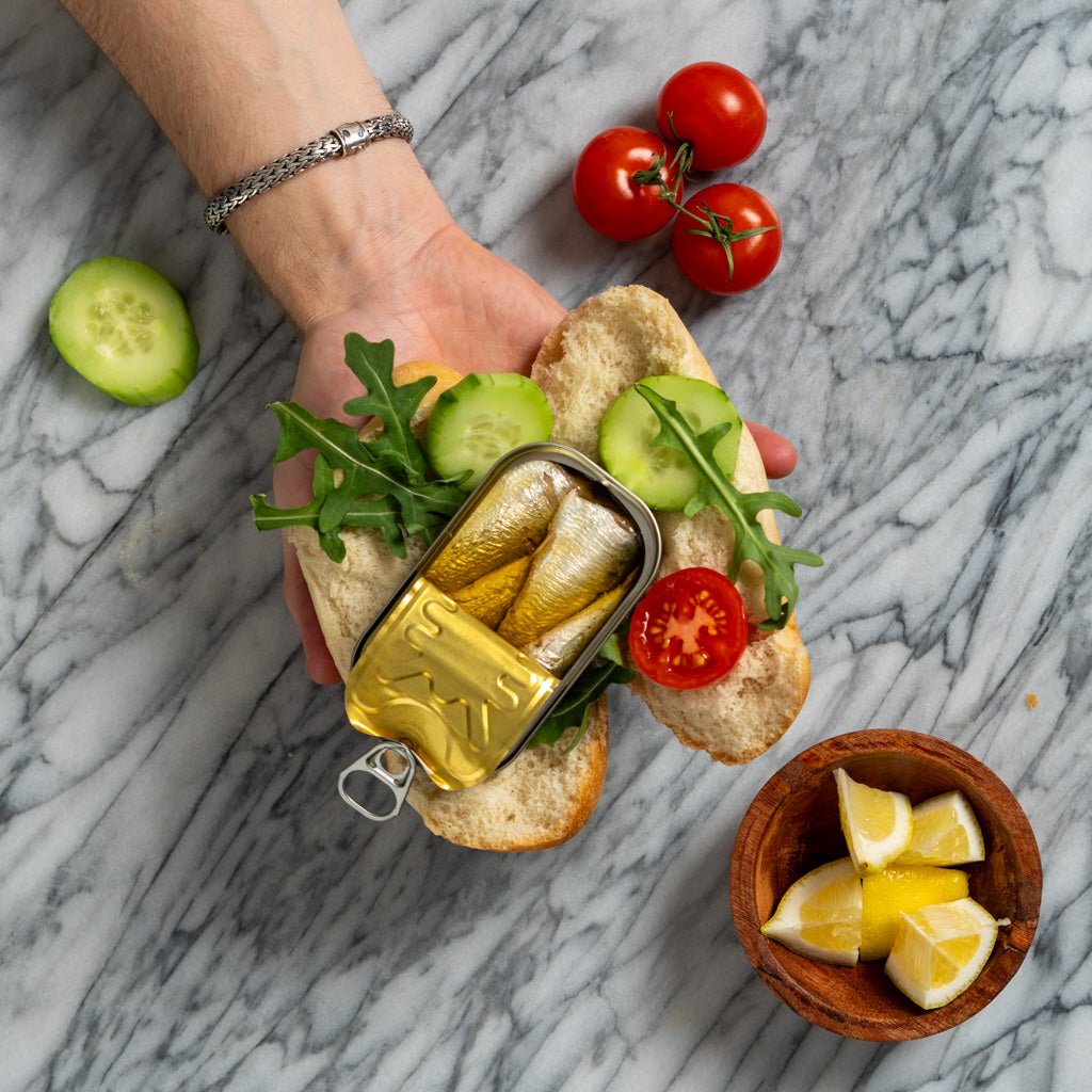 Ramon Peña - 3/5 Sardines in Olive Oil, Silver Line - FishNook Tinned Seafood Co.