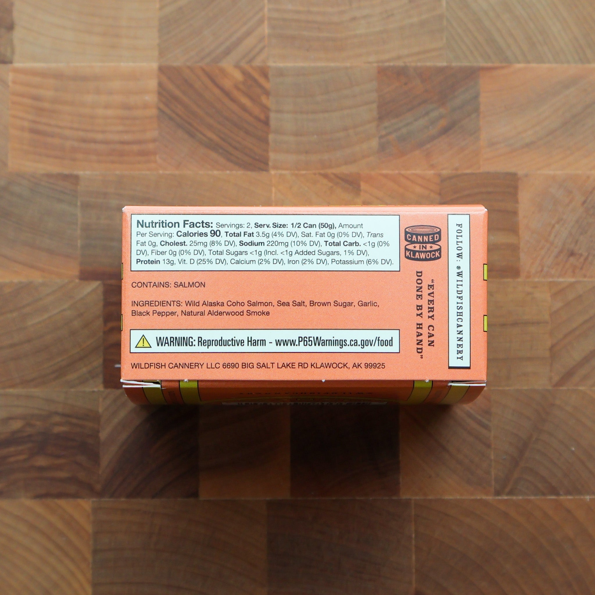 Wildfish Cannery - Smoked Coho Salmon - FishNook Tinned Seafood Co.