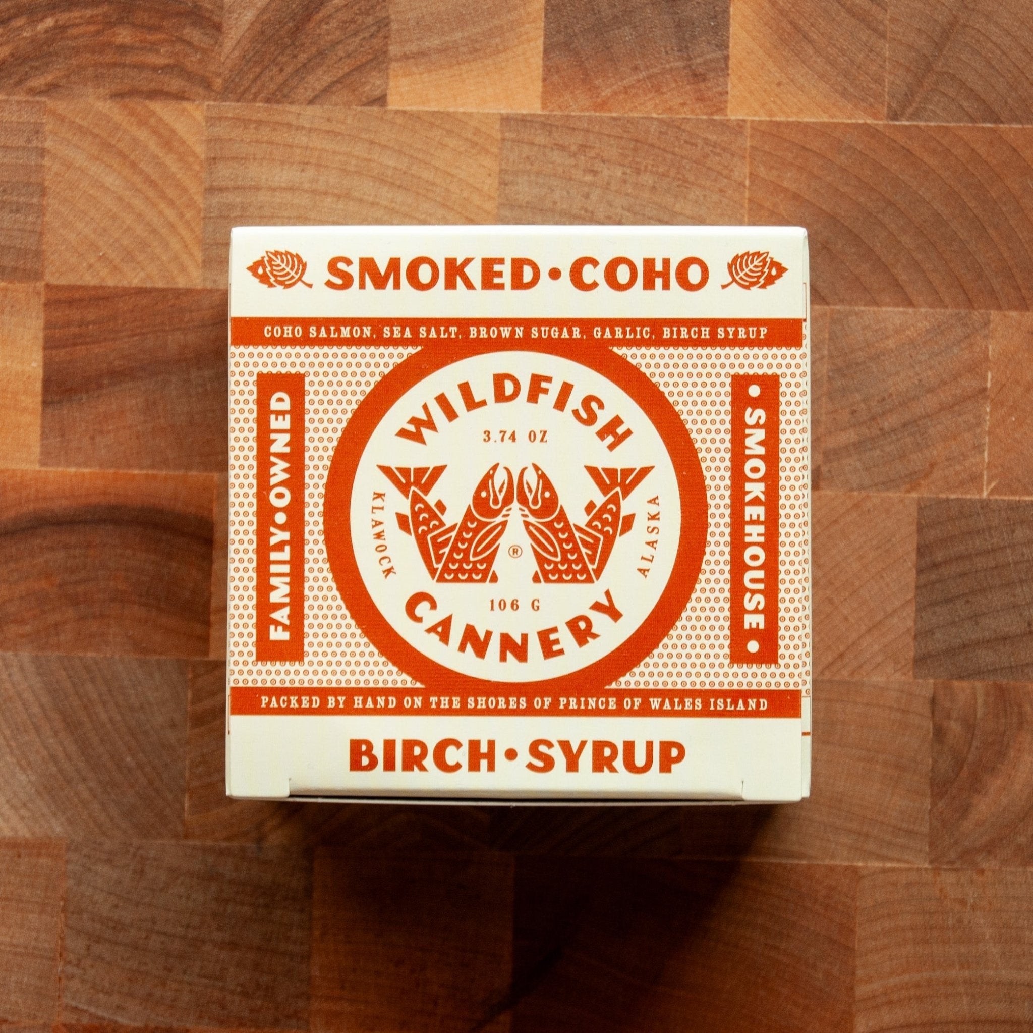 Wildfish Cannery - Smoked Coho Salmon in Birch Syrup (Limited) - FishNook Tinned Seafood Co.