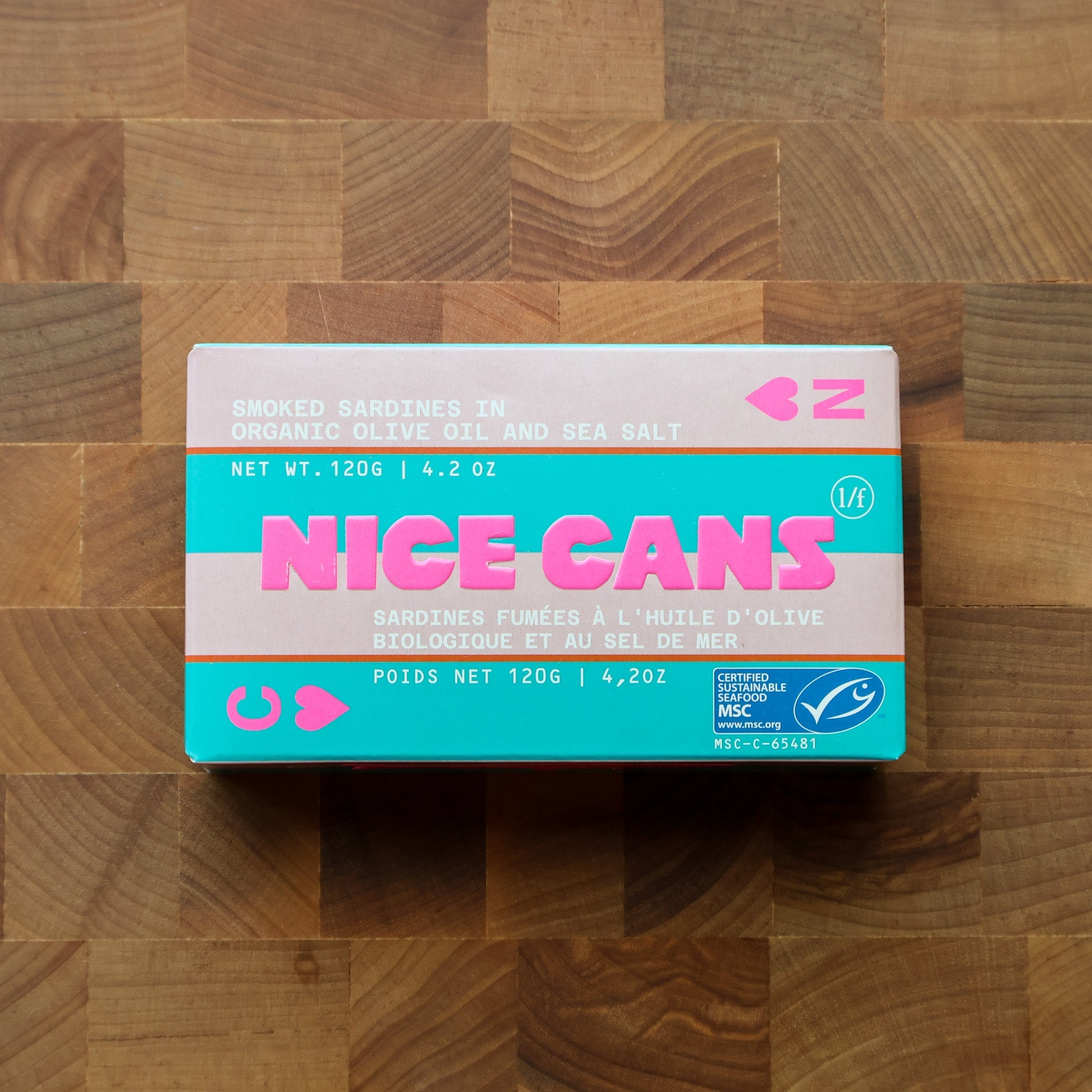 Nice Cans - Smoked Sardines in Organic Olive Oil & Sea Salt - FishNook Tinned Seafood Co.