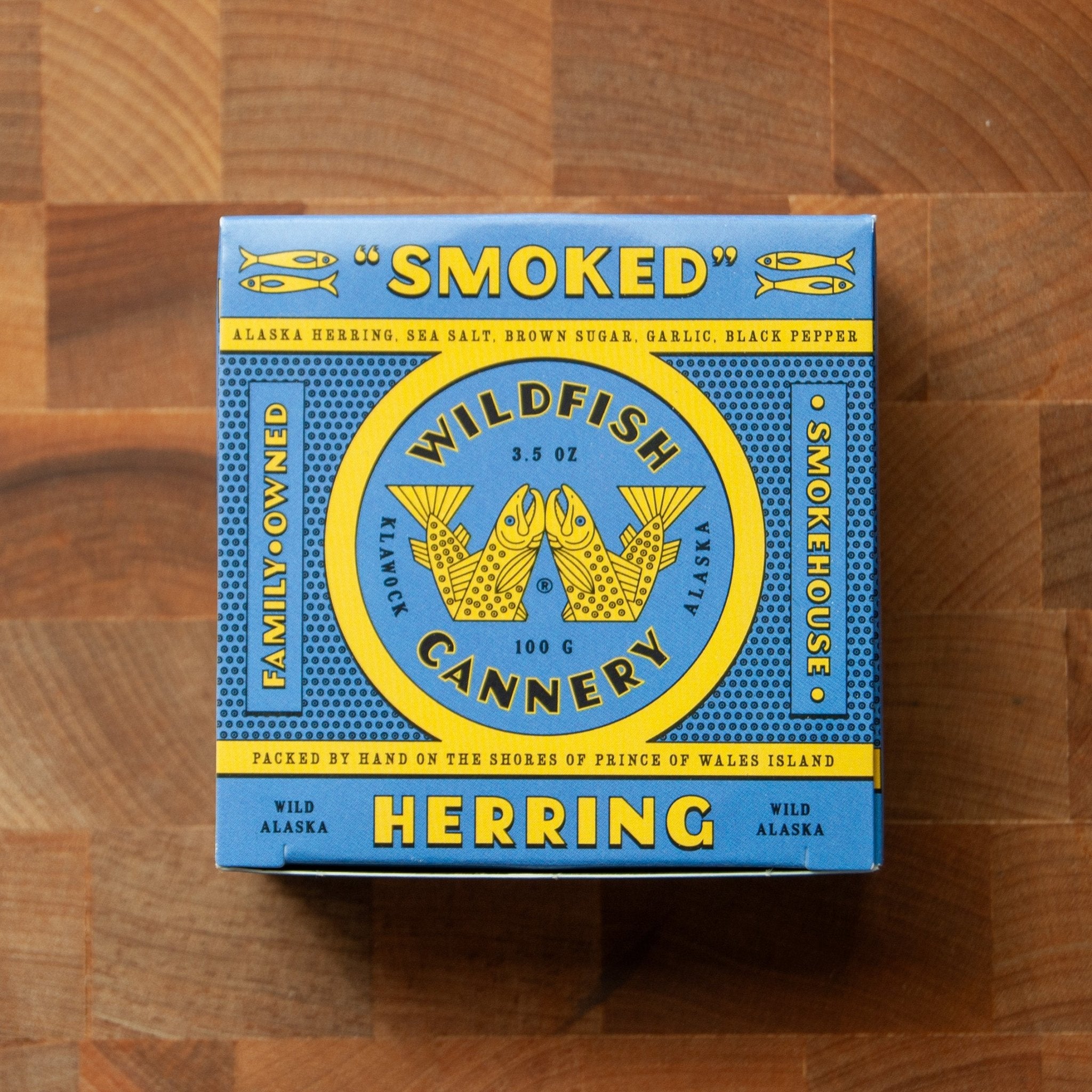 Wildfish Cannery - Alaskan Smoked Herring - FishNook Tinned Seafood Co.