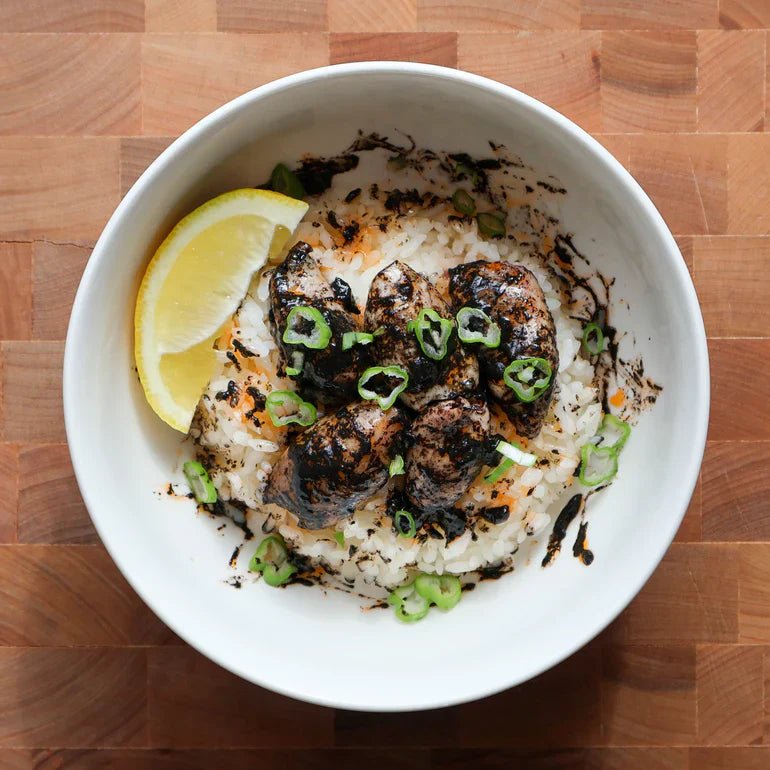 Squid Ink Rice Bowl Recipe - FishNook Tinned Seafood Co.