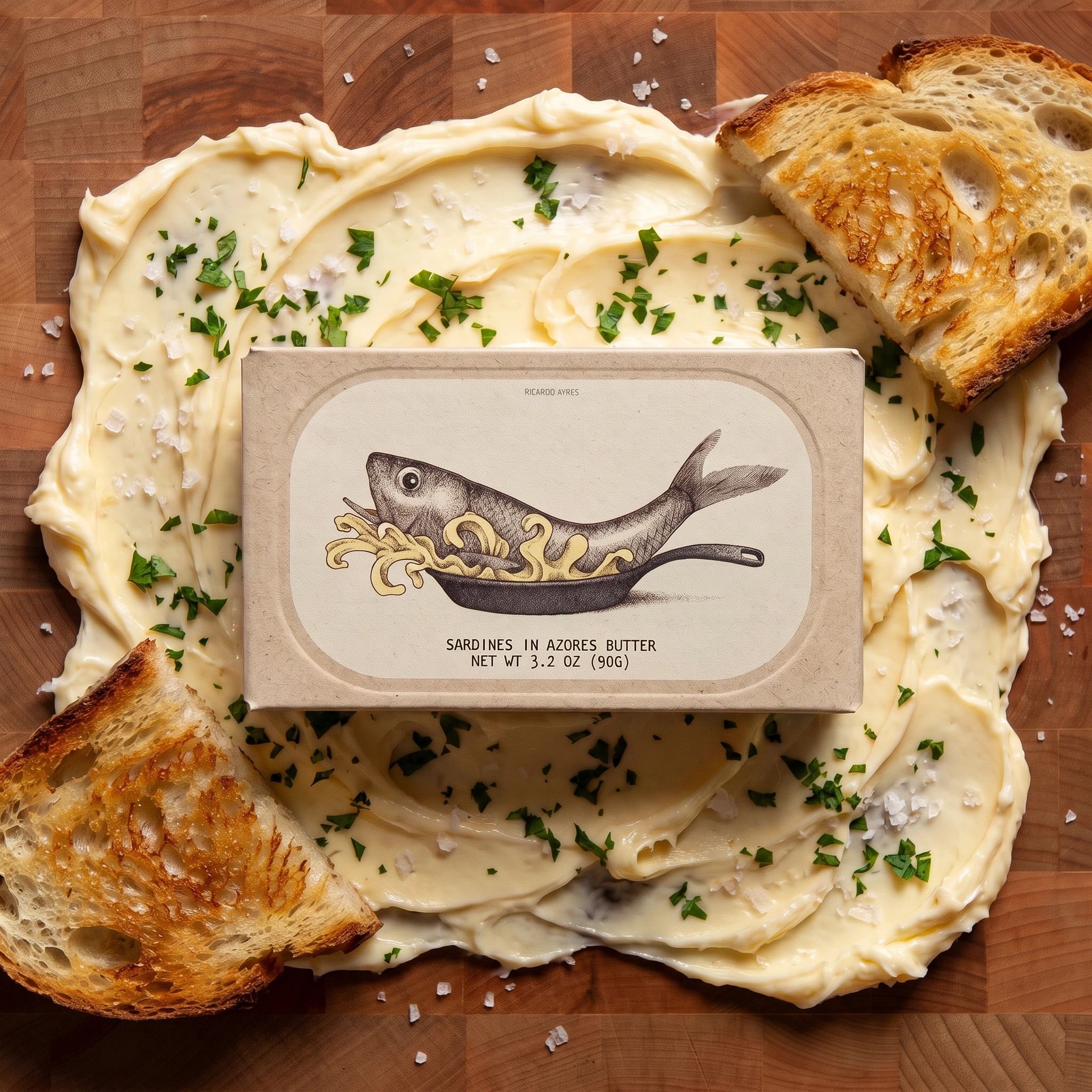 Sardines, Meet Toast