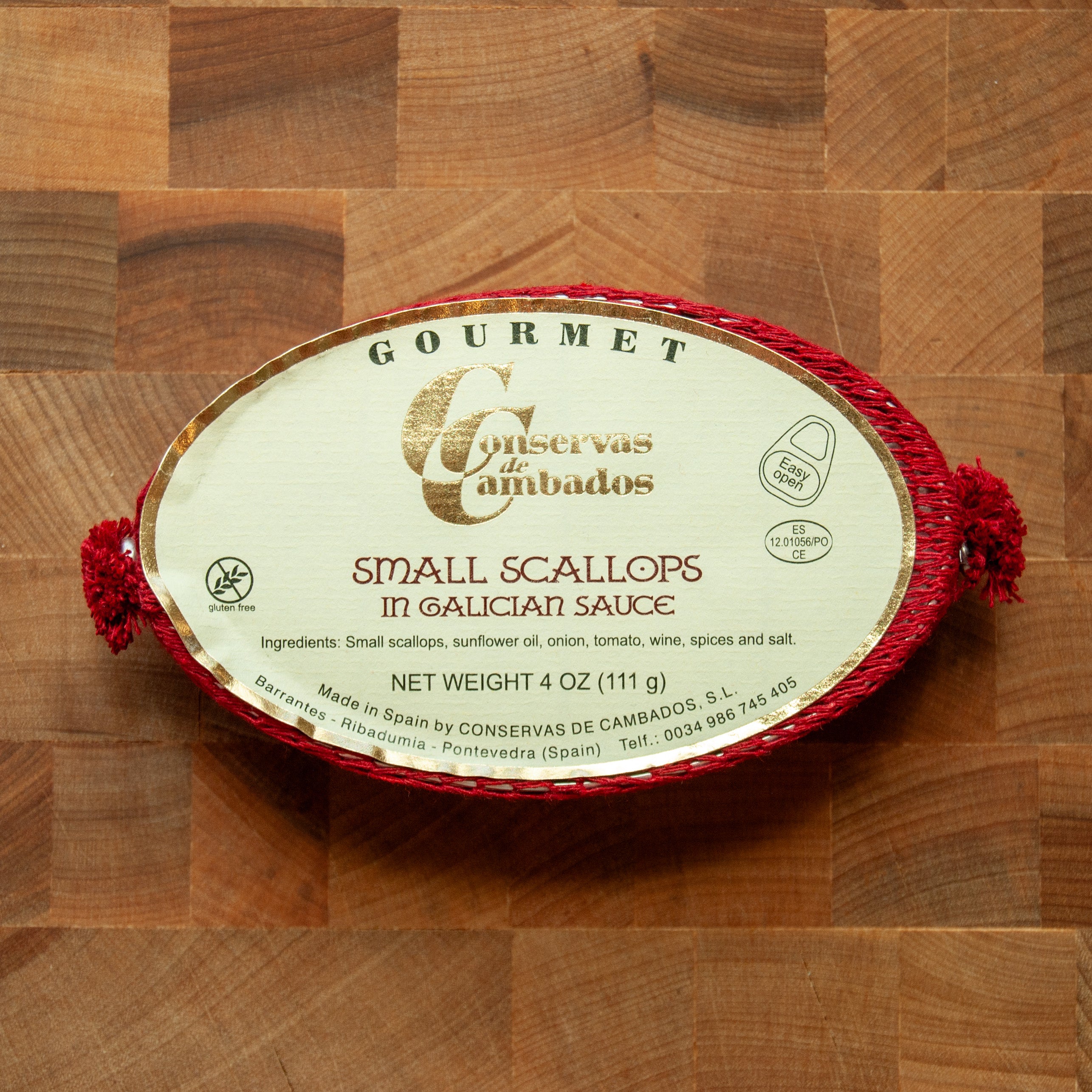 Small Scallops 'Zamburiñas' in Galician Sauce