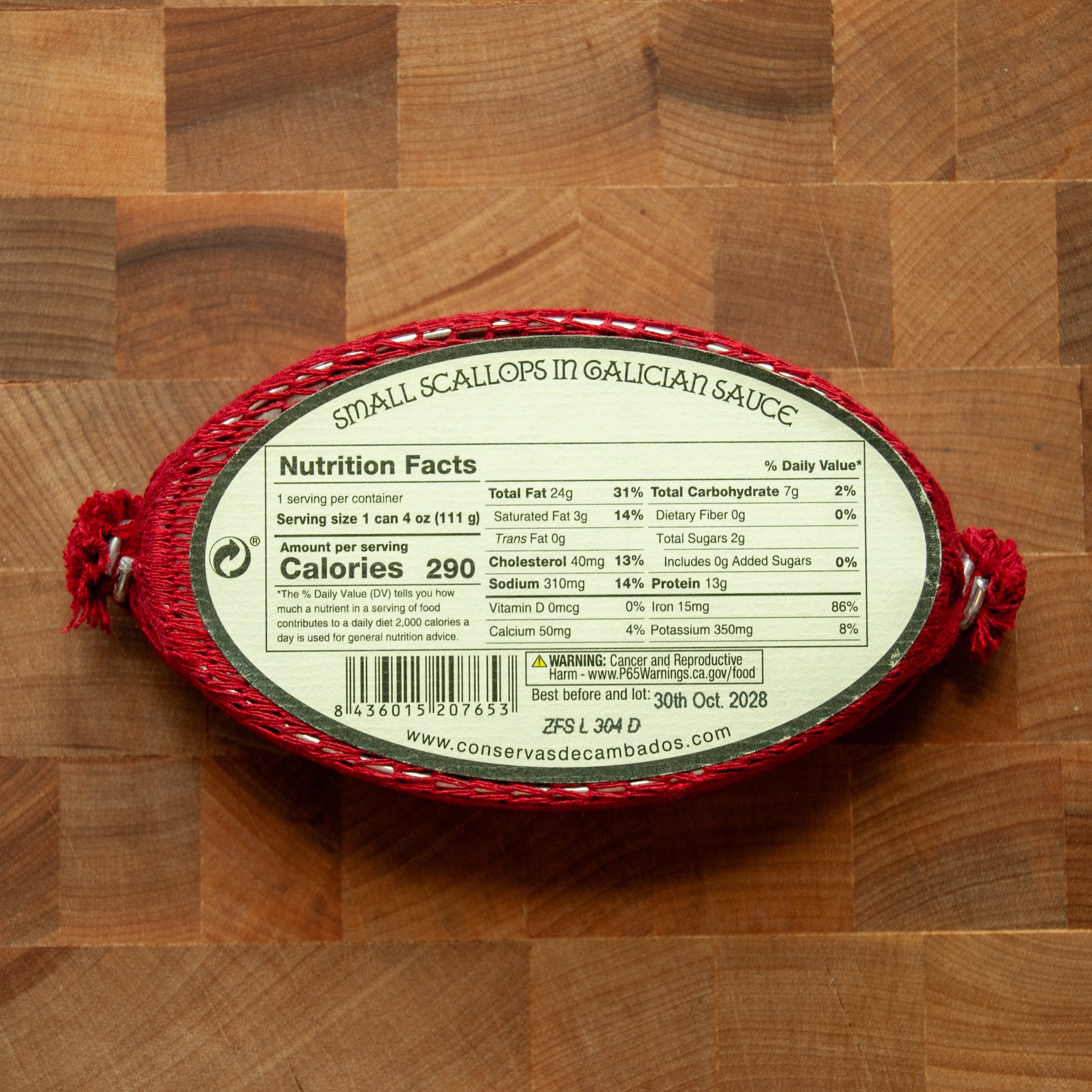 Small Scallops 'Zamburiñas' in Galician Sauce