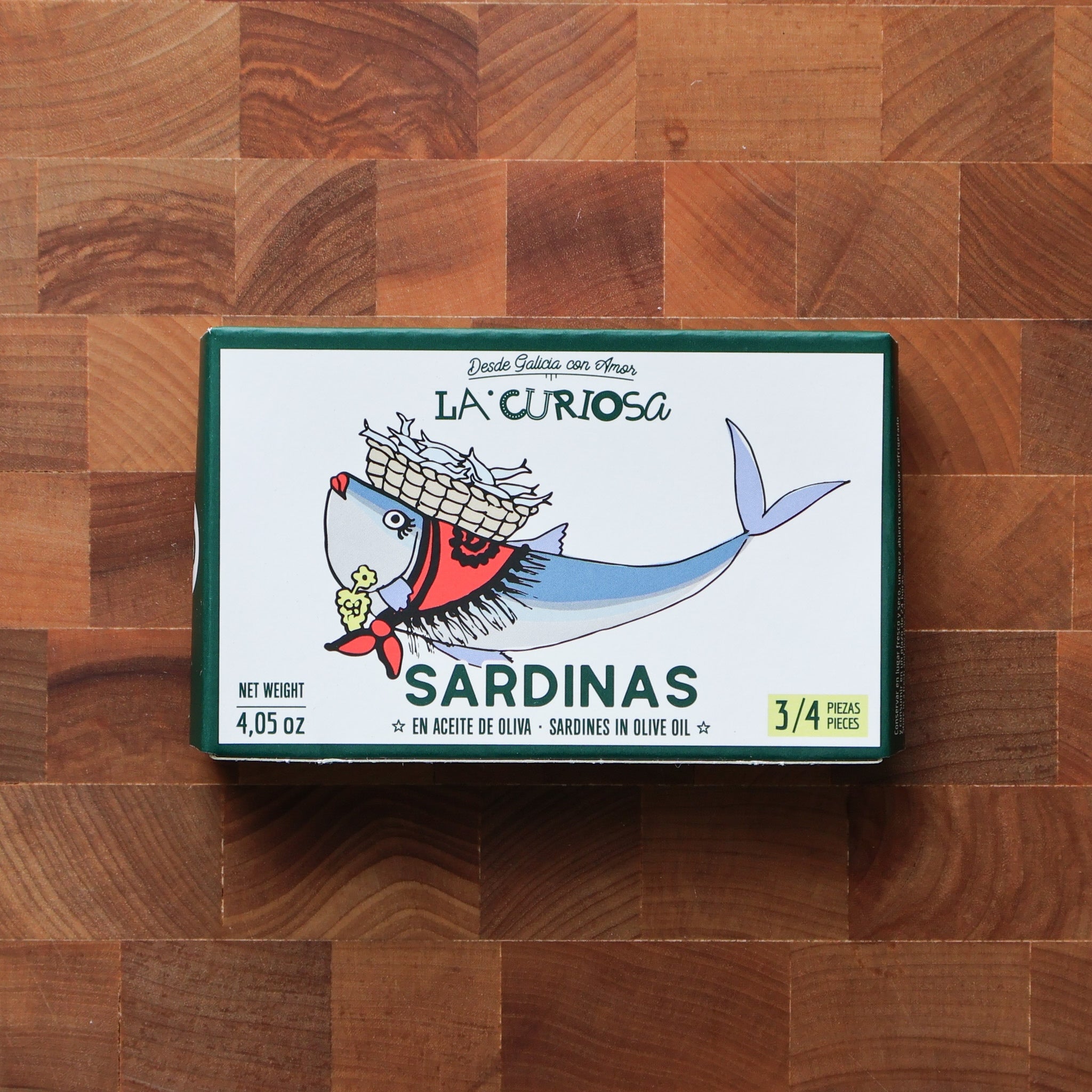 3/4 Sardines in Olive Oil (2021 Vintage)
