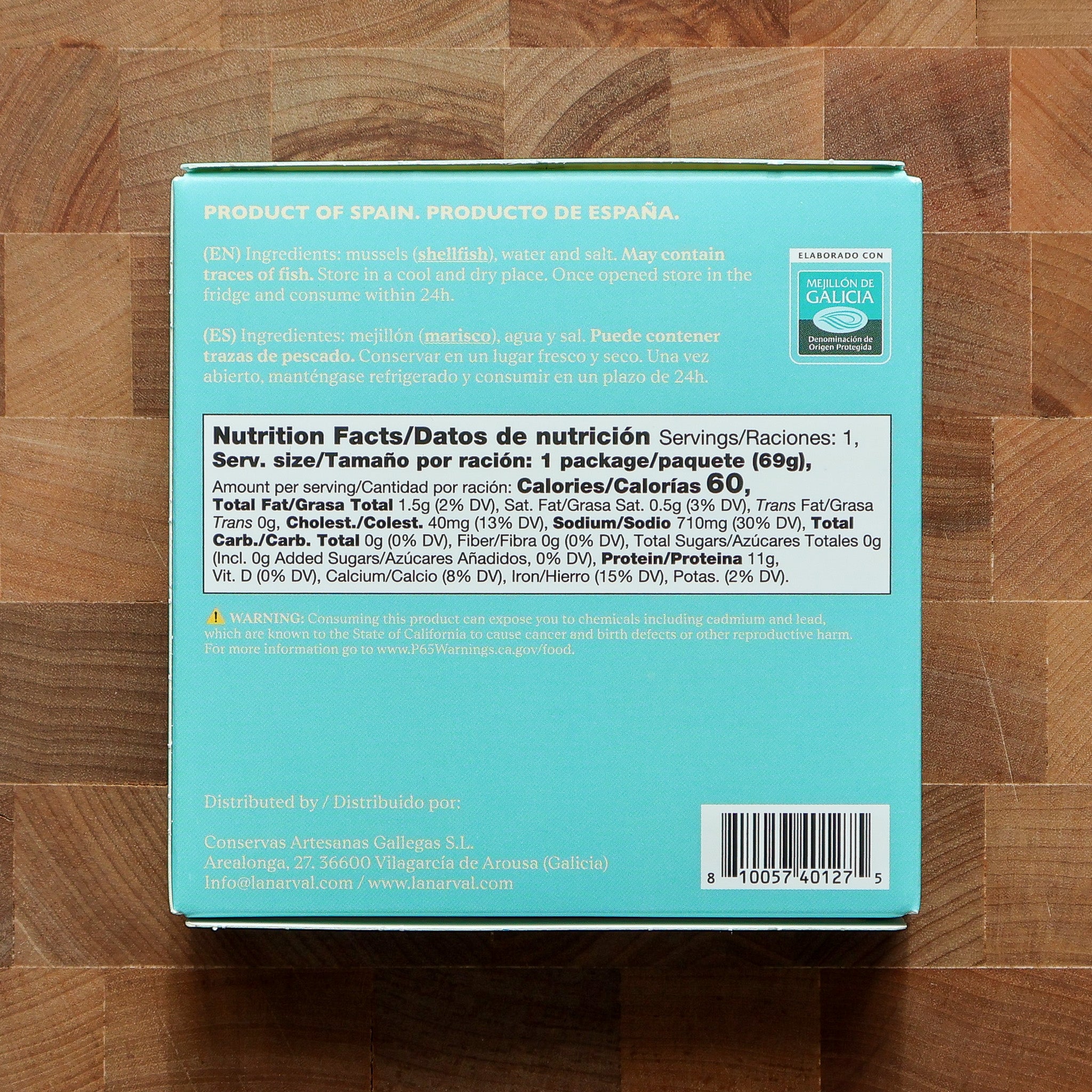 Galician Mussels in Brine