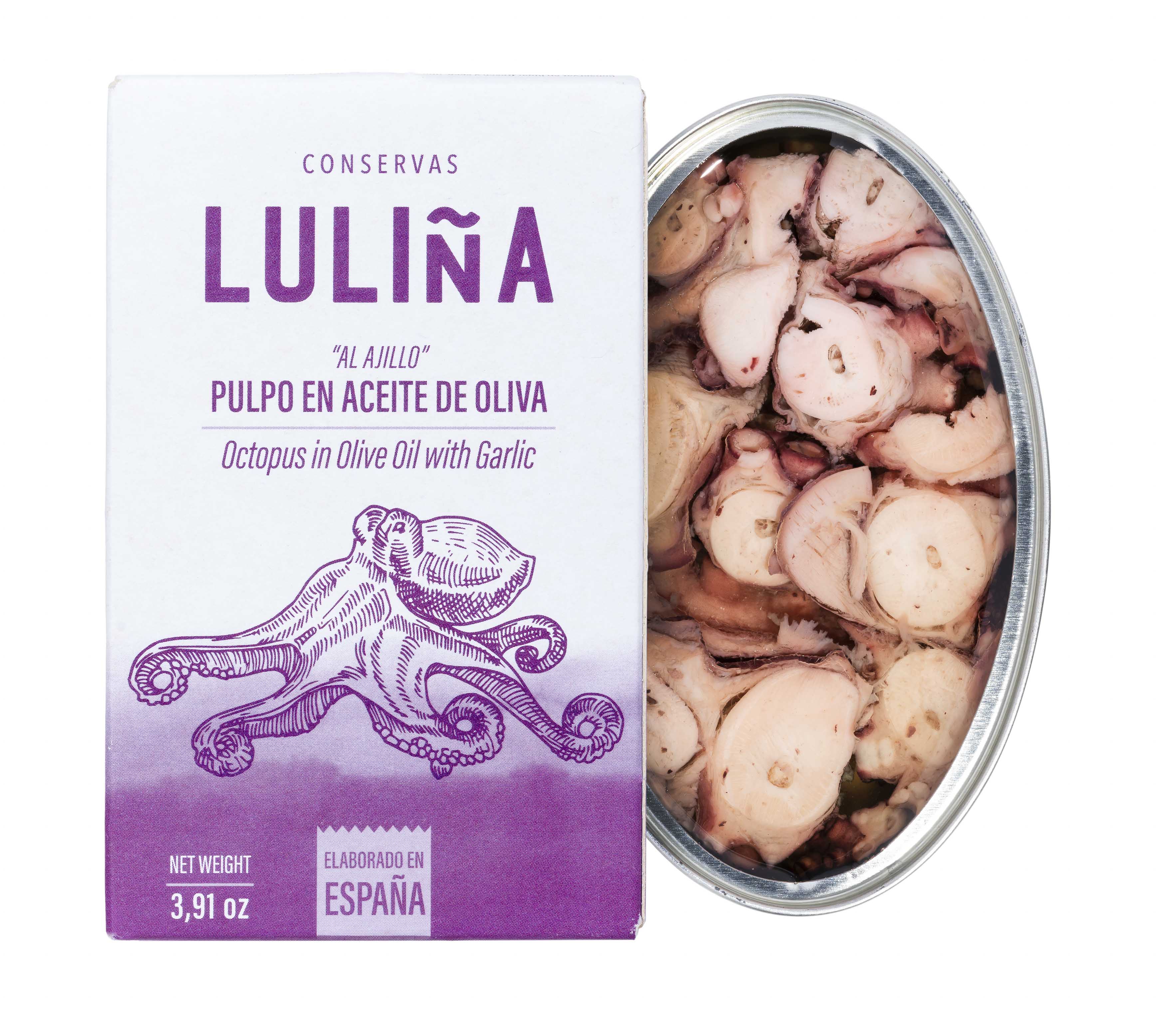 Octopus in Olive Oil w/ Garlic