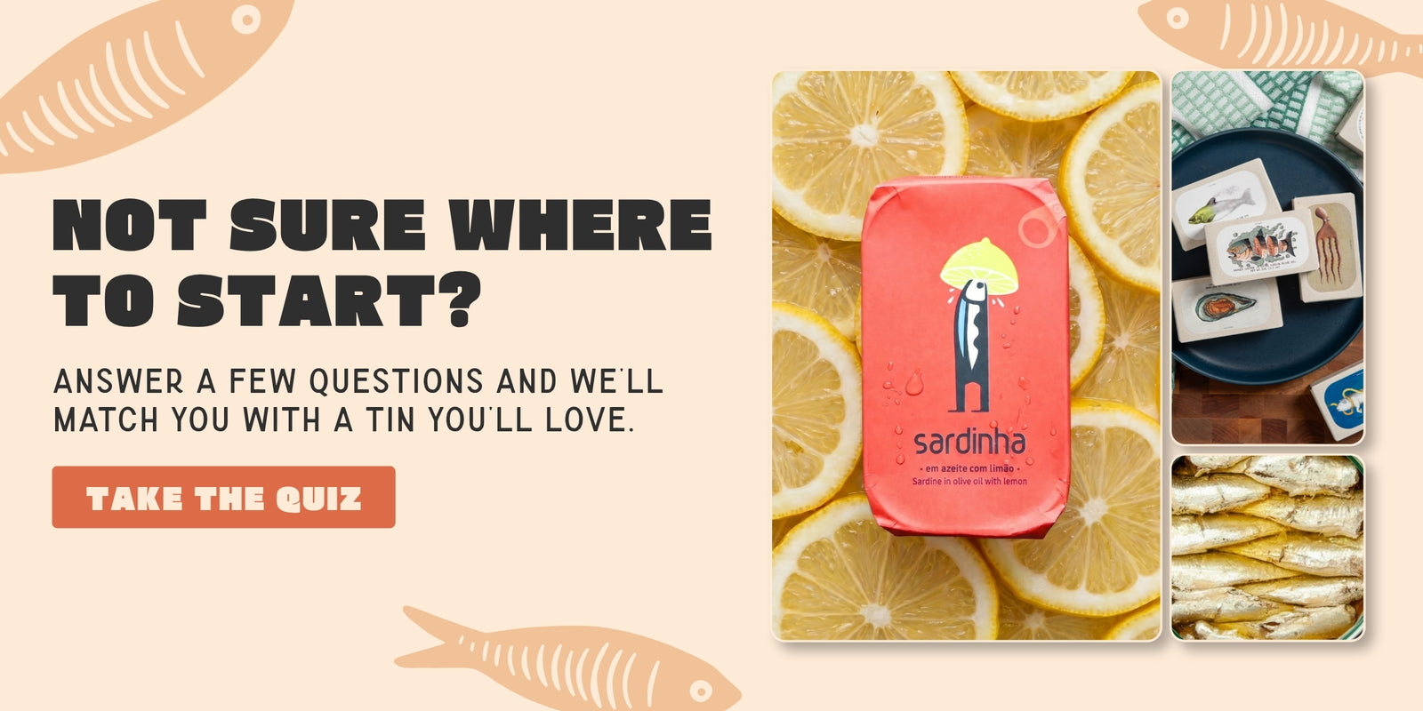 Not sure where to start? Take our Tinned Fish Quiz!
