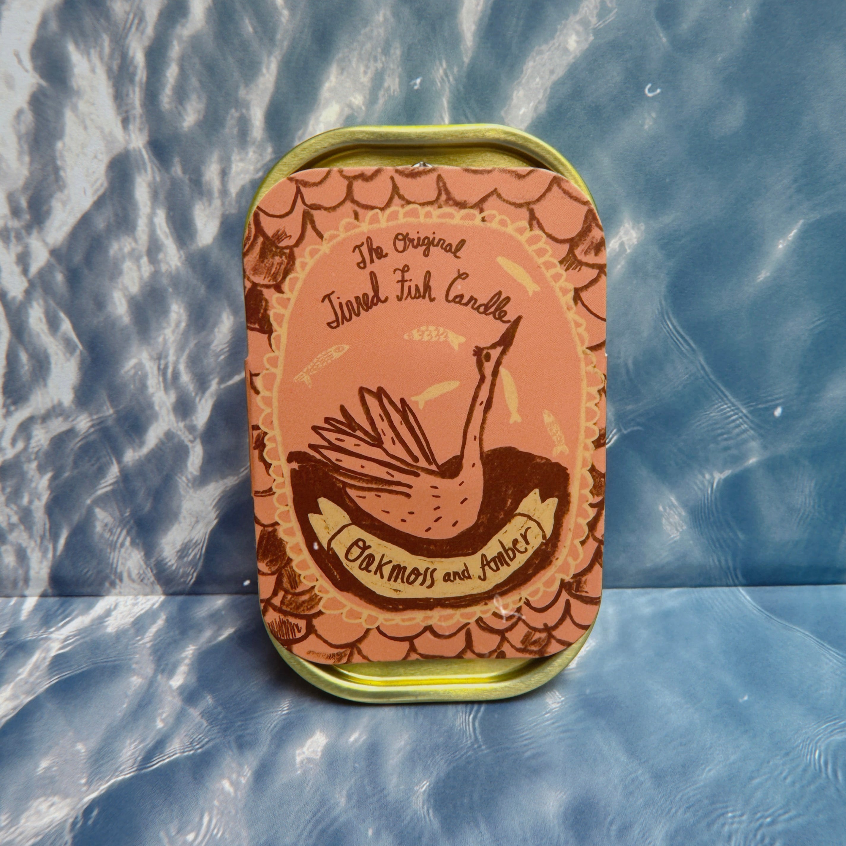 The Original Tinned Fish Candle Oakmoss and Amber Scented