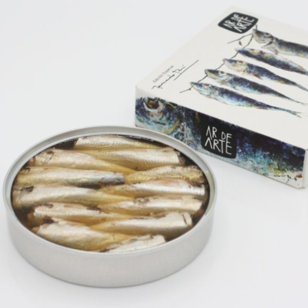 Ar de Arte Small Sardines in Extra Virgin Olive Oil - FishNook Tinned Seafood Co.