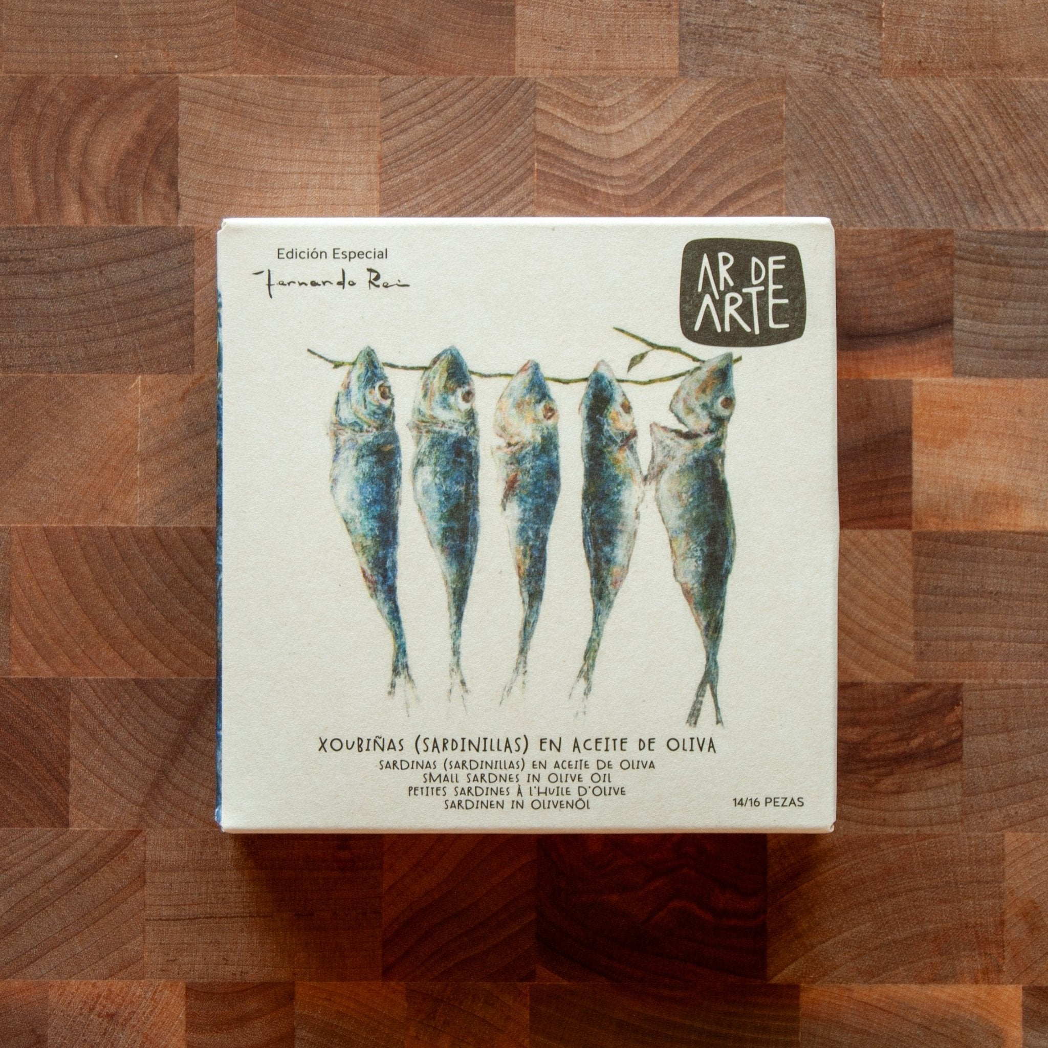 Ar de Arte Small Sardines in Olive Oil - FishNook Tinned Seafood Co.