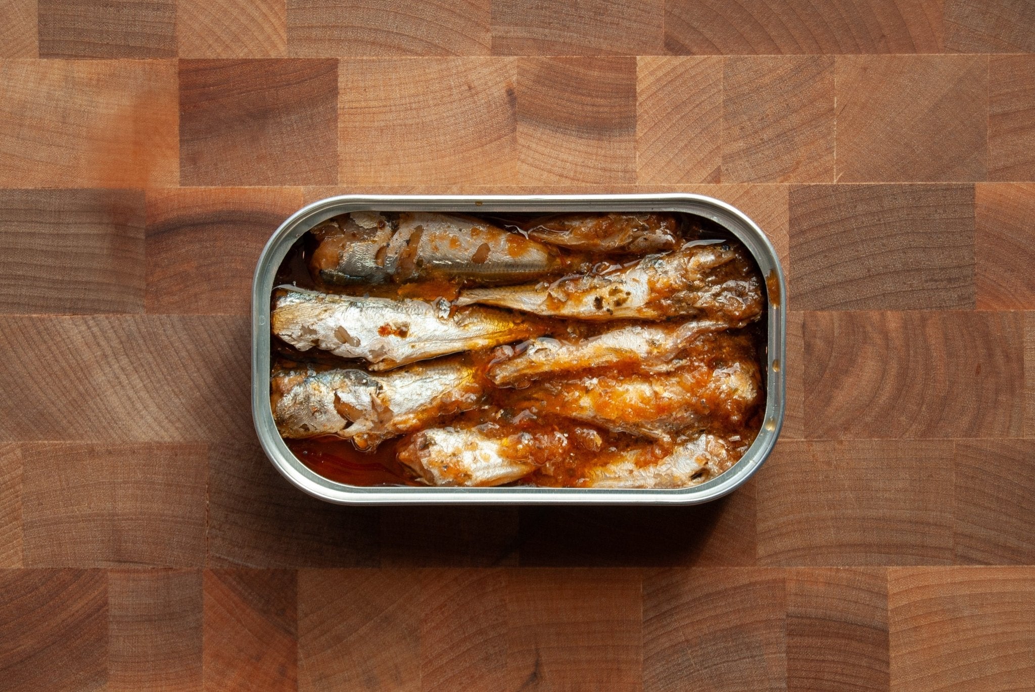 Ati Manel Horse Mackerel in Olive Oil & Basil - FishNook Tinned Seafood Co.