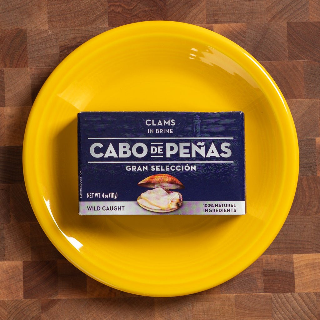 Cabo de Peñas Clams in Brine, Gran Selección - FishNook Tinned Seafood Co.