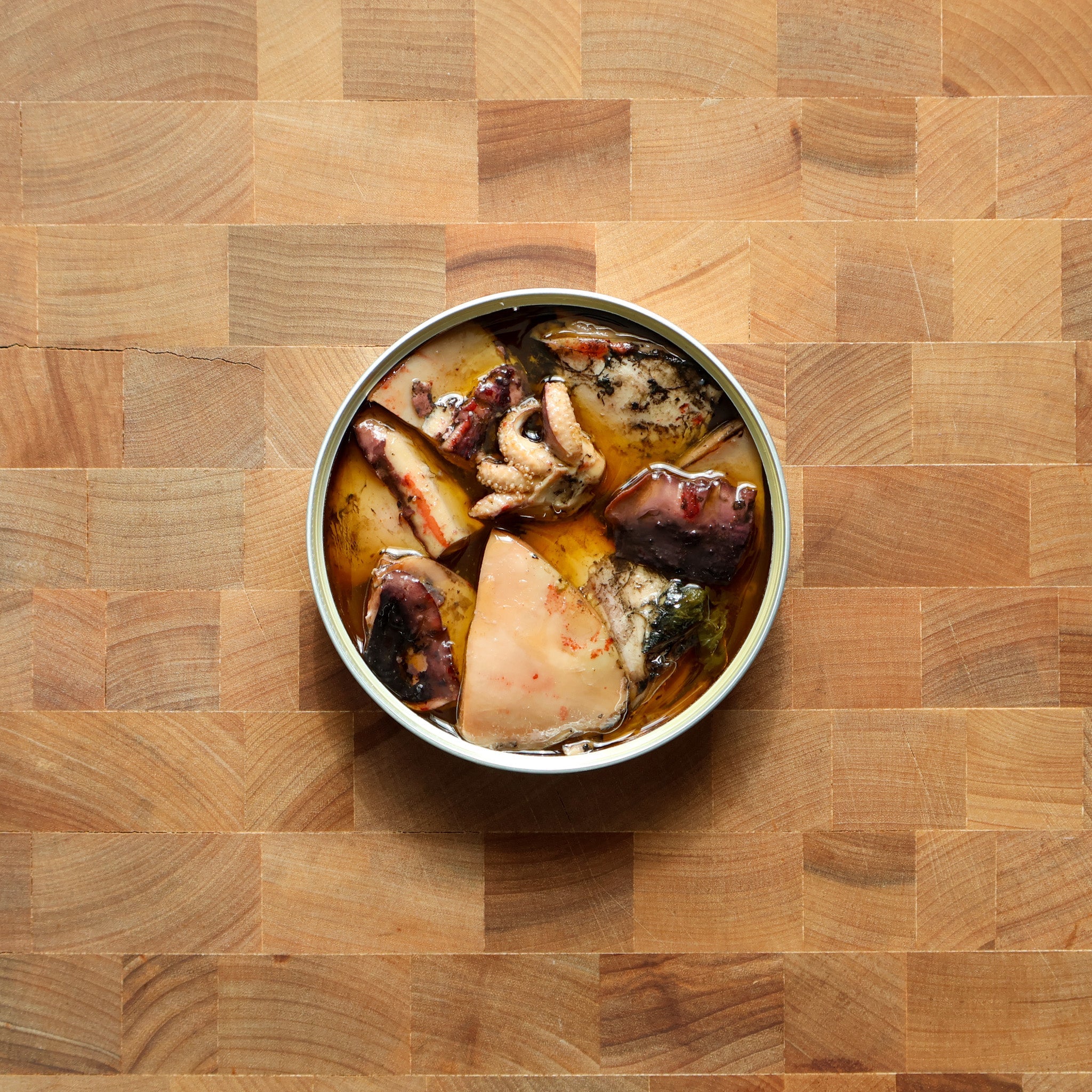 ABC+ - Algarve Style Cuttlefish w/ Chili & Coriander in Olive Oil - FishNook Tinned Seafood Co.