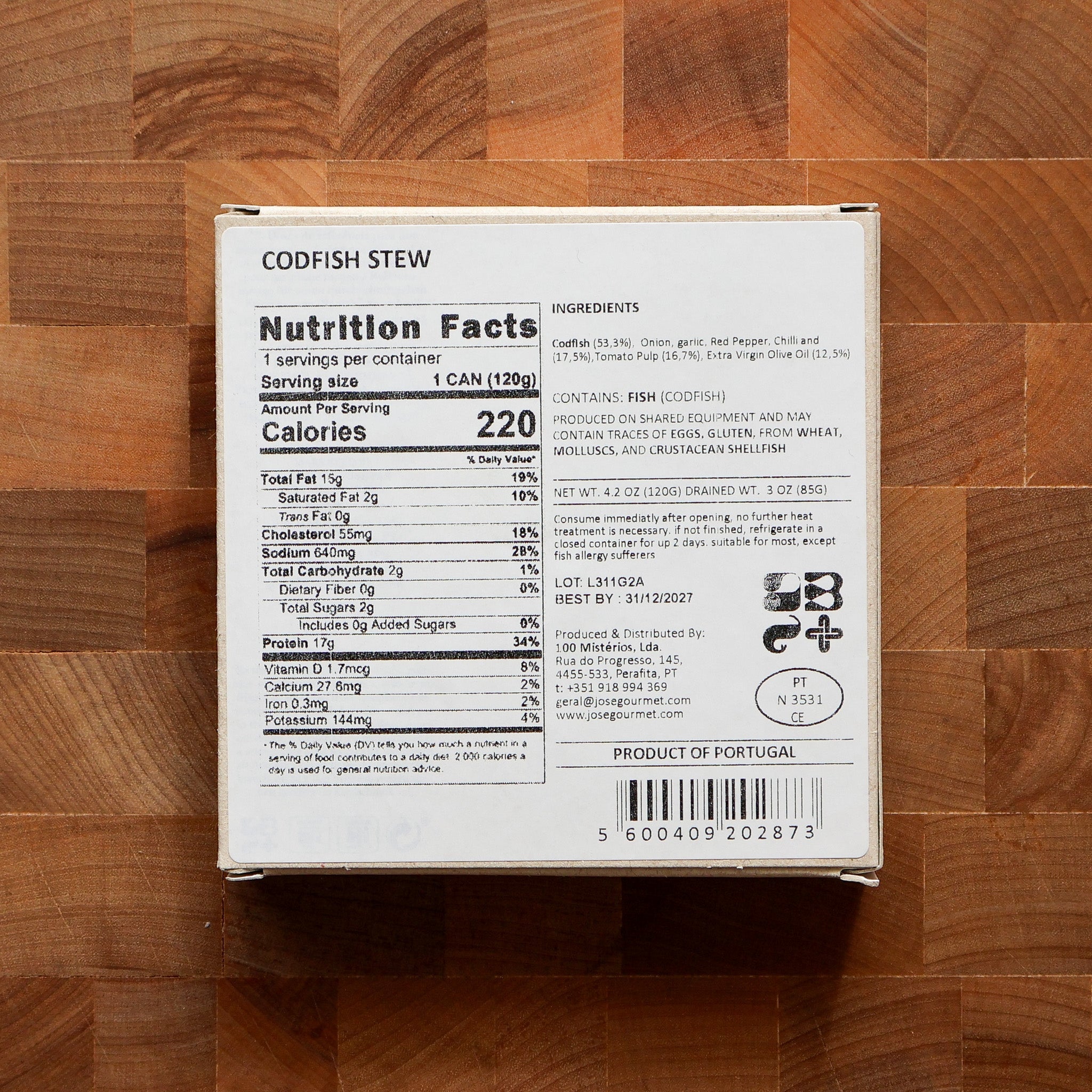 ABC+ - Codfish in Caldeirada Sauce - FishNook Tinned Seafood Co.