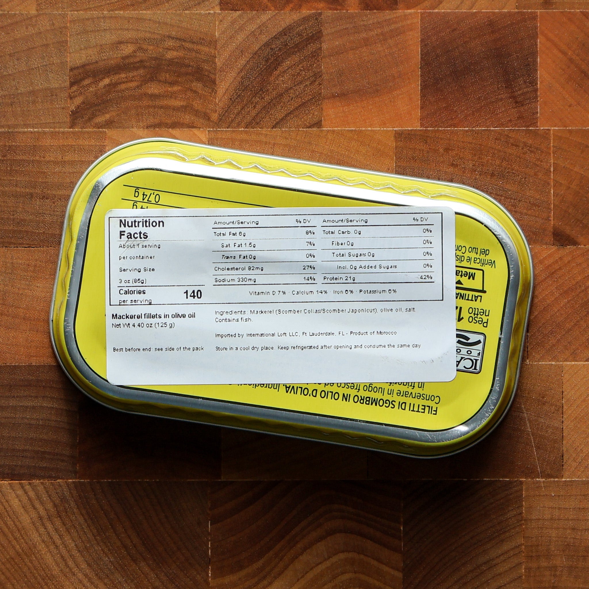 Angelo Parodi - Mackerel Fillets in Olive Oil - FishNook Tinned Seafood Co.