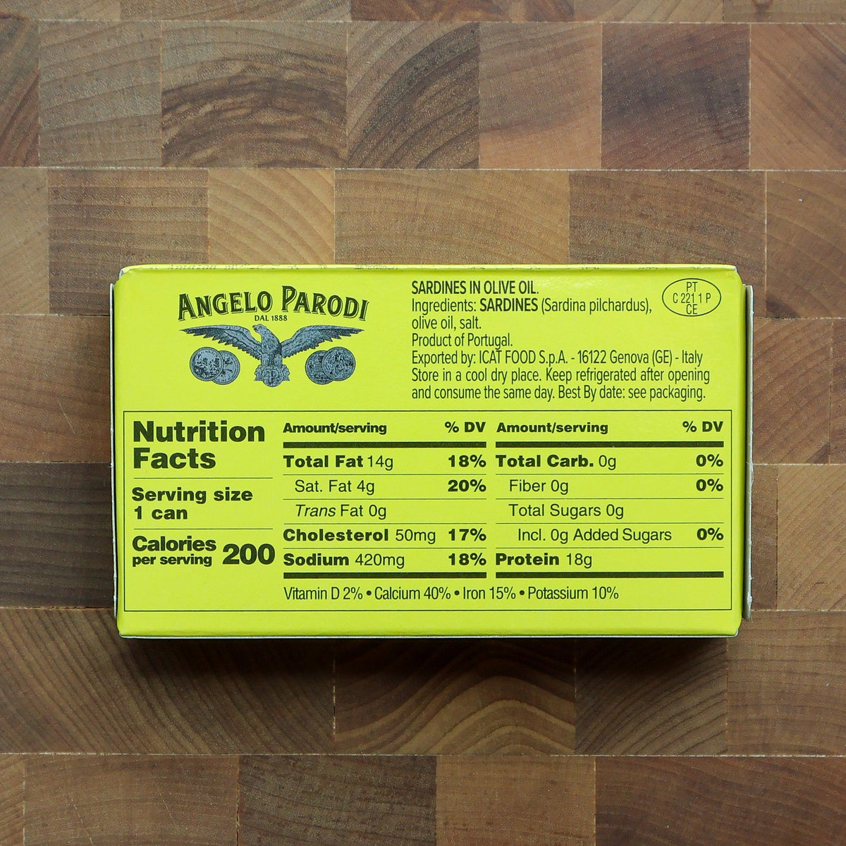 Angelo Parodi - Sardines in Olive Oil - FishNook Tinned Seafood Co.