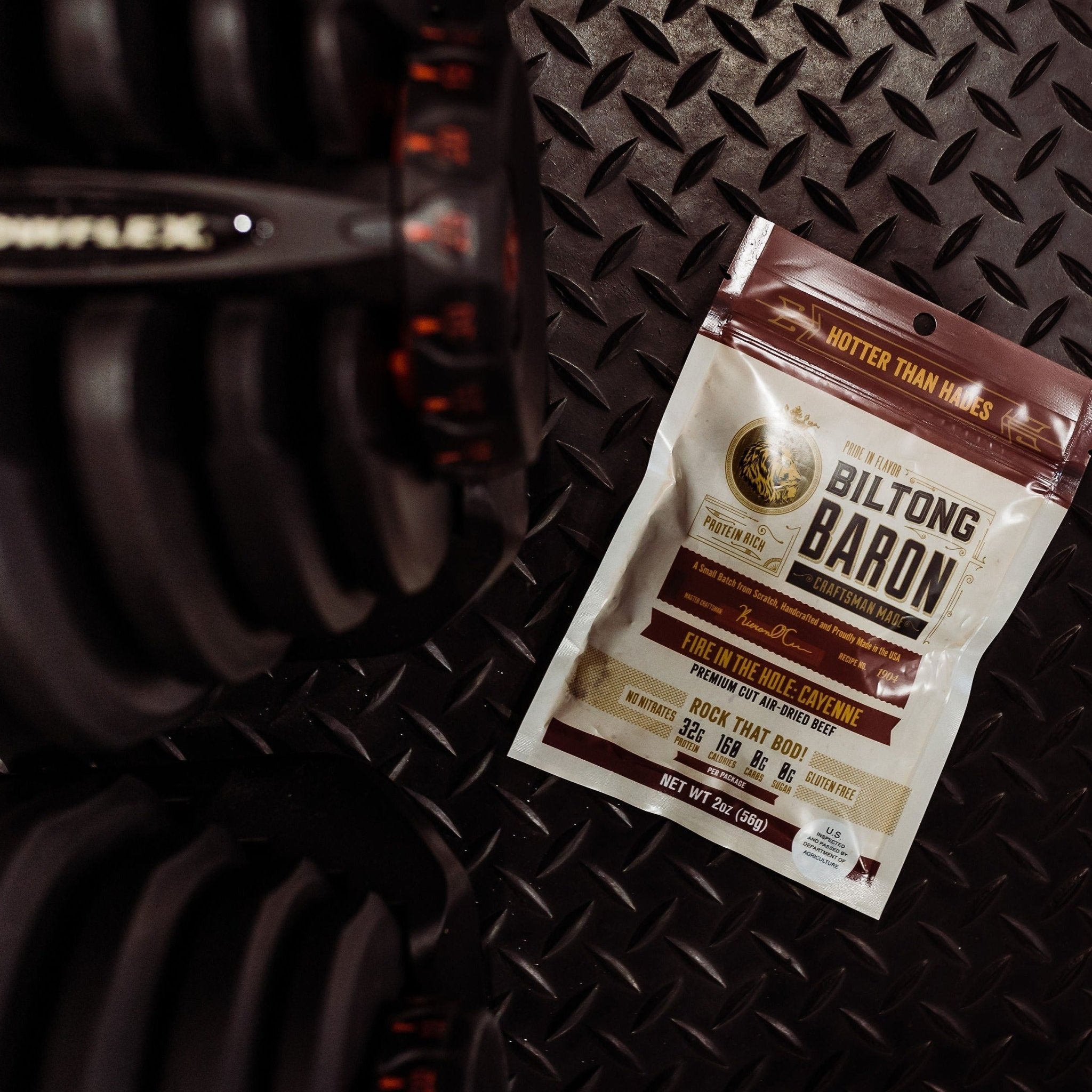 Biltong Baron - Fire in the Hole: Spicy Cayenne Biltong - FishNook Tinned Seafood Co.