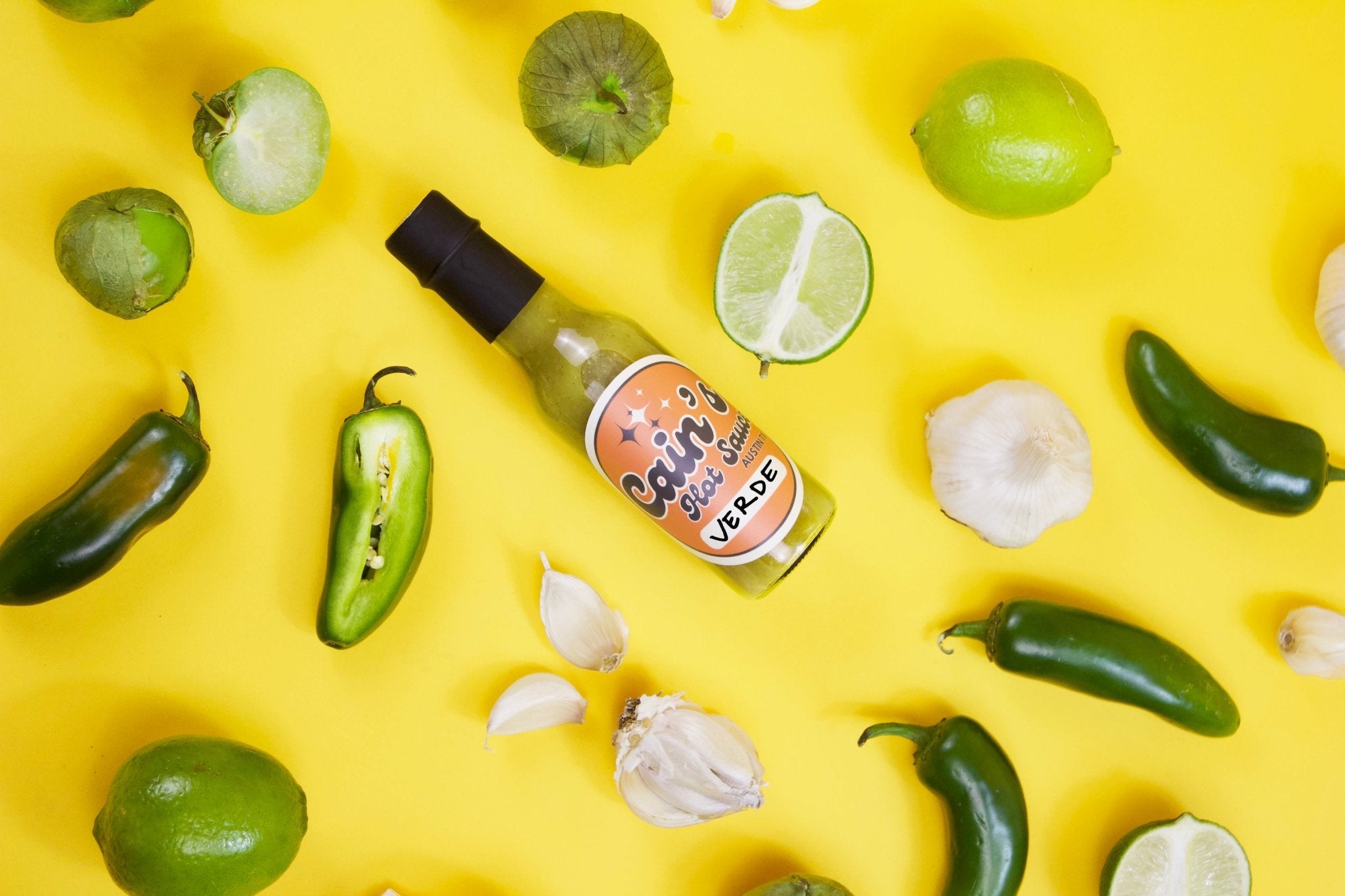 Cain’s Hot Sauce - Cain's Verde, Jalapeño - Tomatillo Hot Sauce - FishNook Tinned Seafood Co.