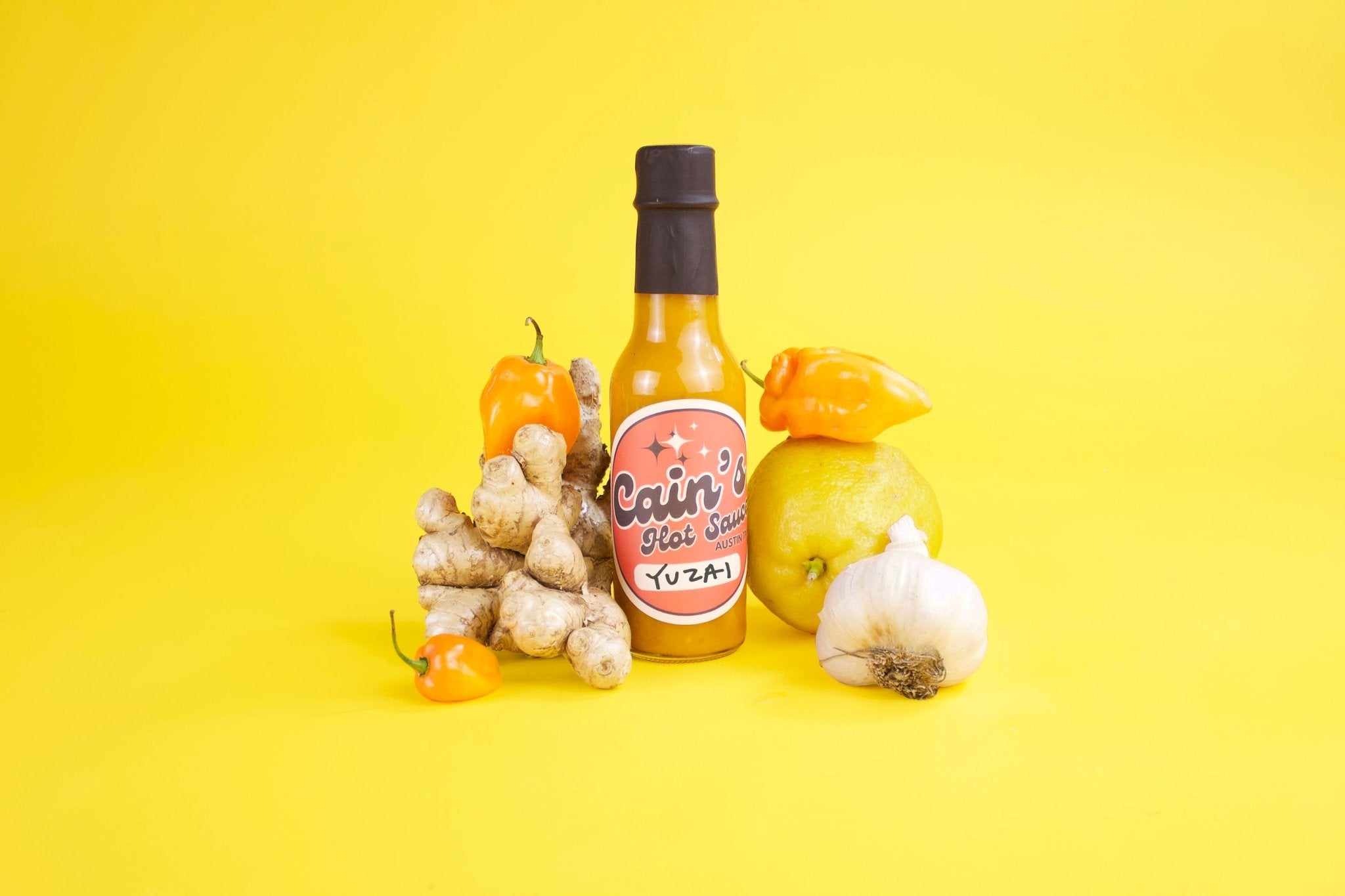 Cain’s Hot Sauce - Cain's Yuzai, Yuzu - Habanero Hot Sauce - FishNook Tinned Seafood Co.