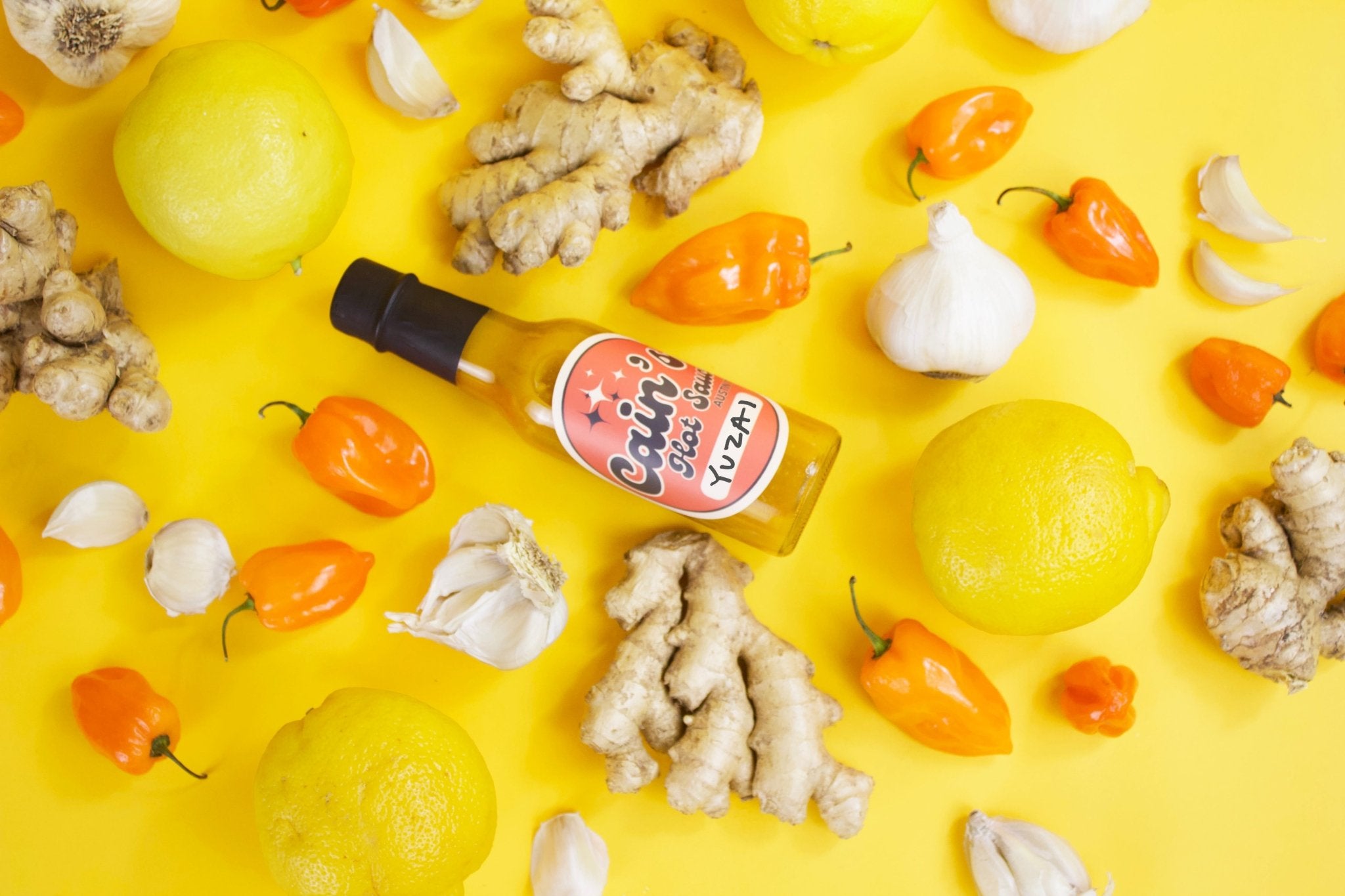 Cain’s Hot Sauce - Cain's Yuzai, Yuzu - Habanero Hot Sauce - FishNook Tinned Seafood Co.