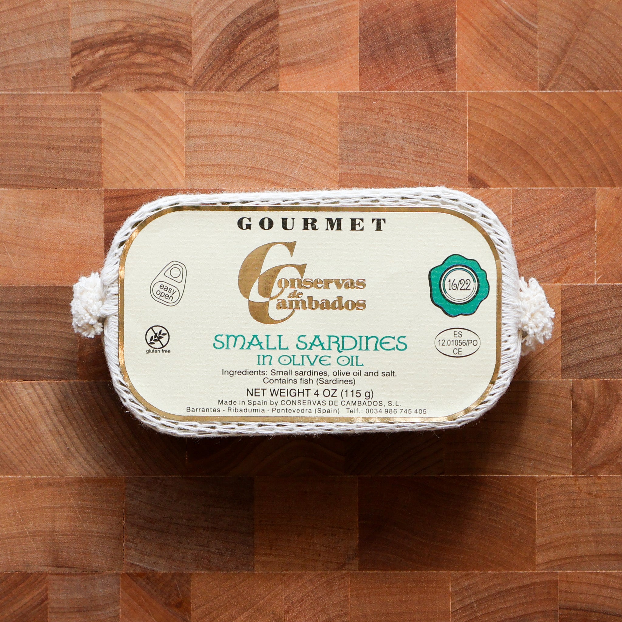 Conservas de Cambados - Small Sardines in Olive Oil 16/22 - FishNook Tinned Seafood Co.
