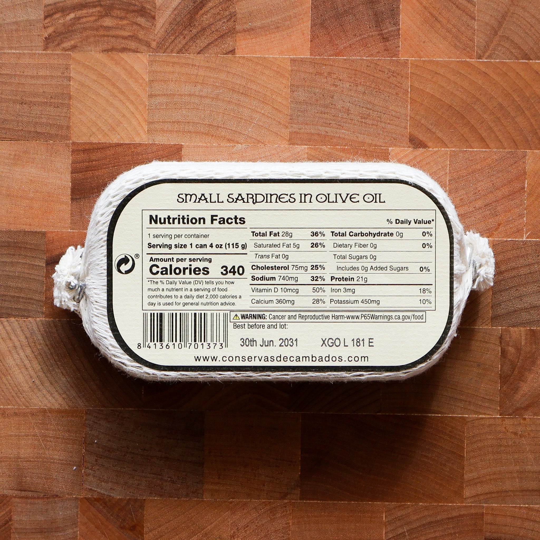 Conservas de Cambados - Small Sardines in Olive Oil 16/22 - FishNook Tinned Seafood Co.