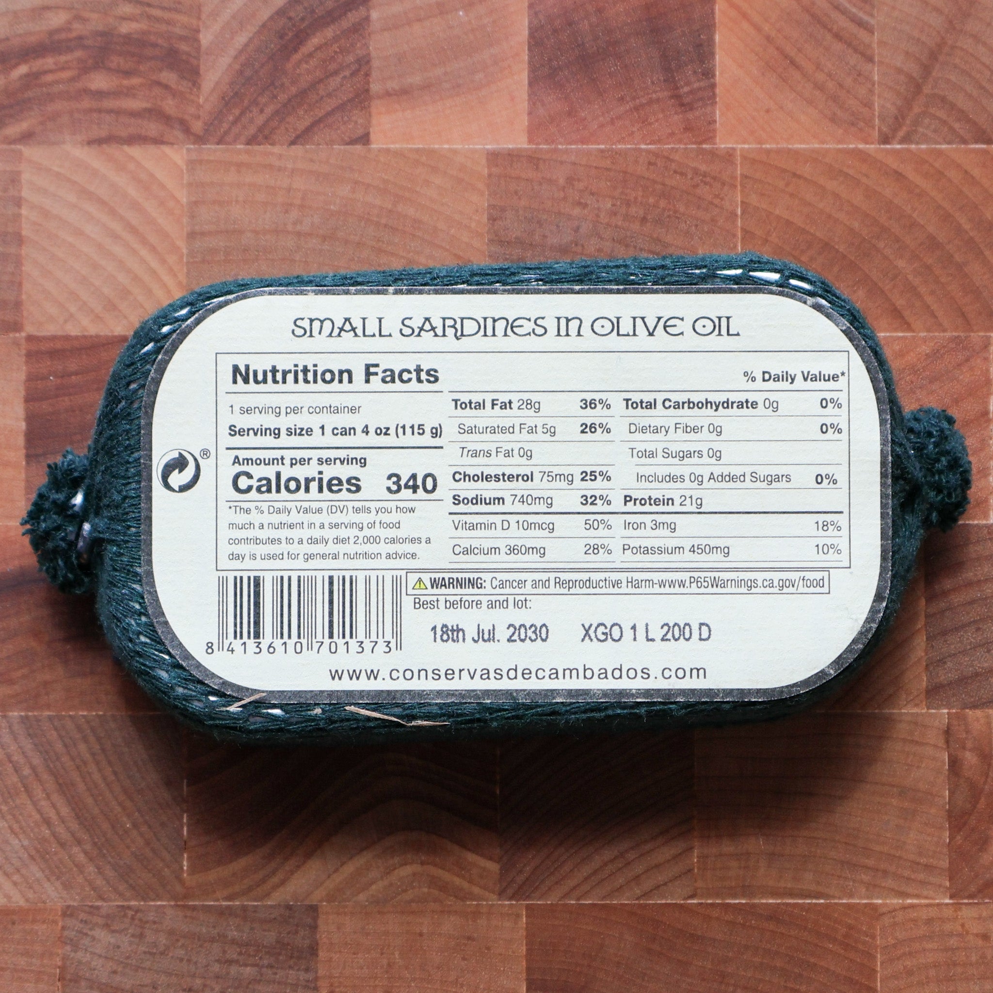 Conservas de Cambados - Small Sardines in Olive Oil 16/22 - FishNook Tinned Seafood Co.